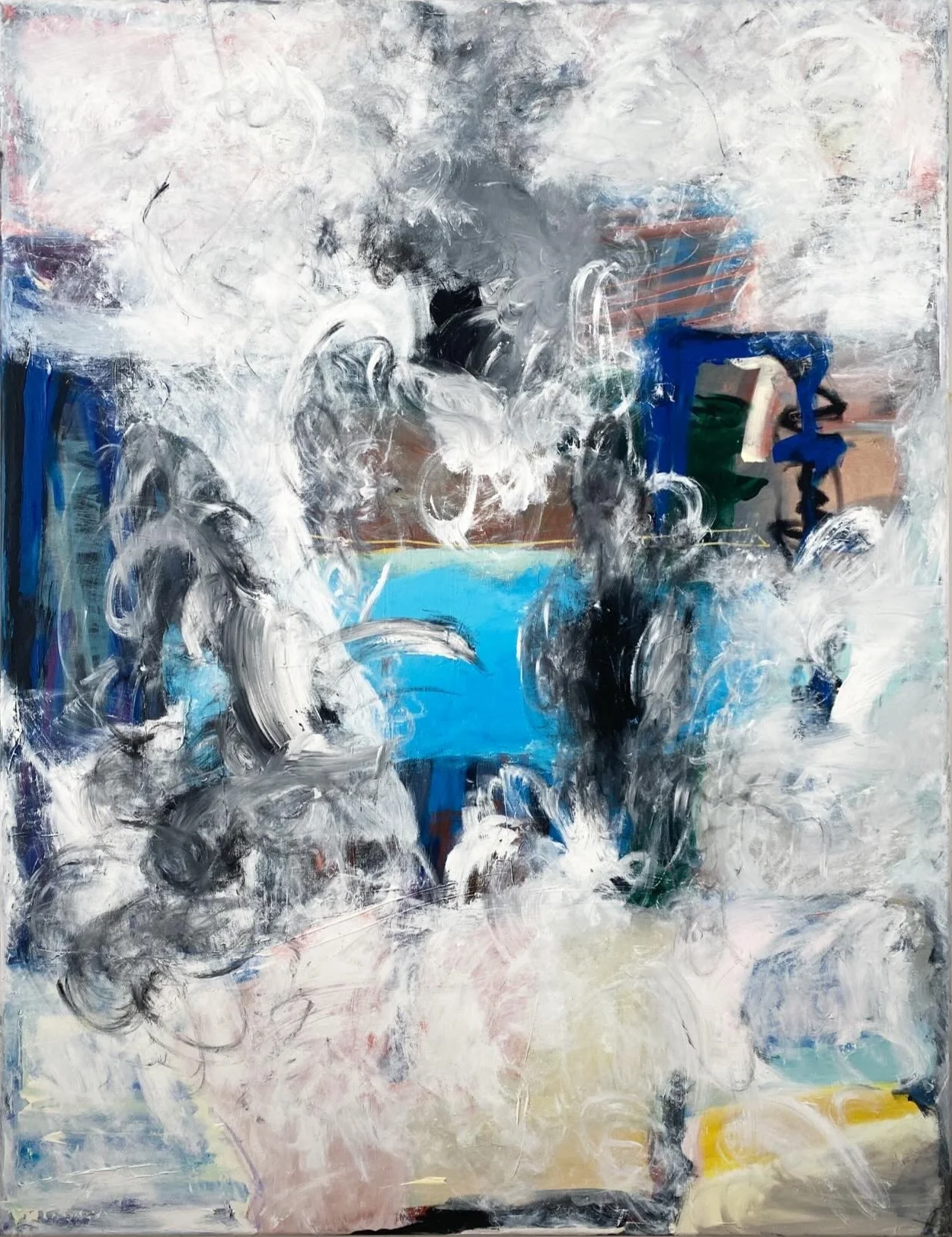 Snowstorm in LA, 130x100cm, 2025
