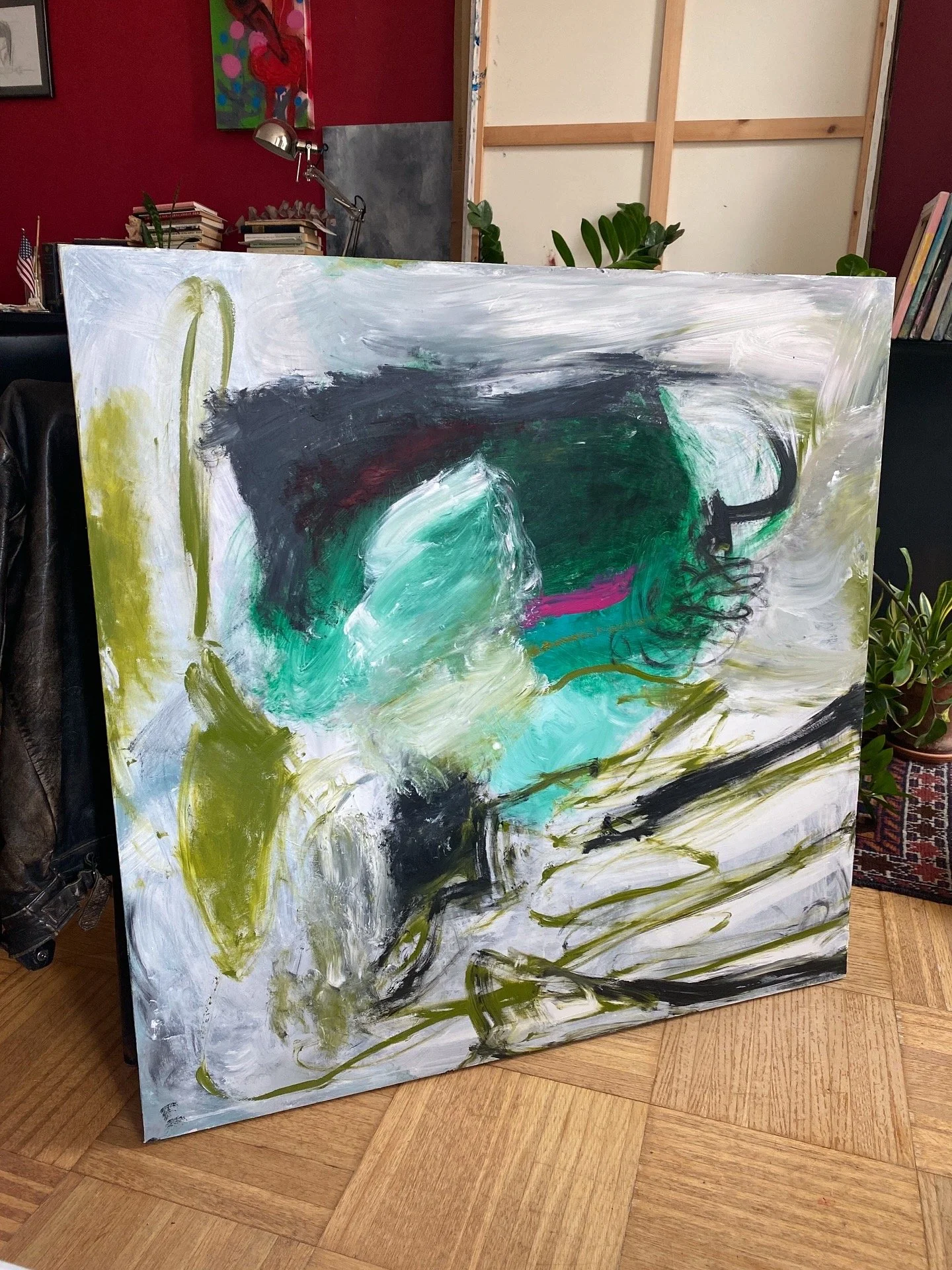 Caroline's Magic Water, 90x90cm, 2025