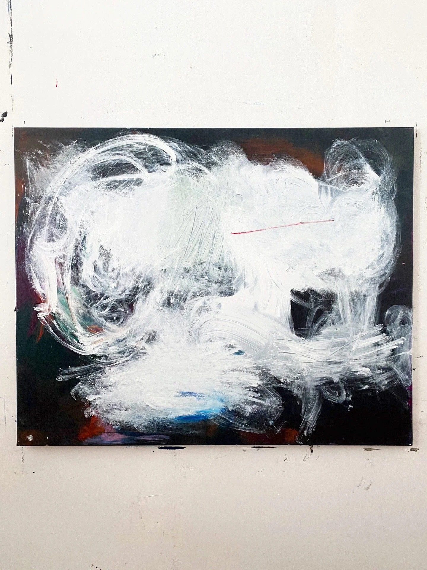 GHOST SERIES (Grief 10), 80x100cm, 2025