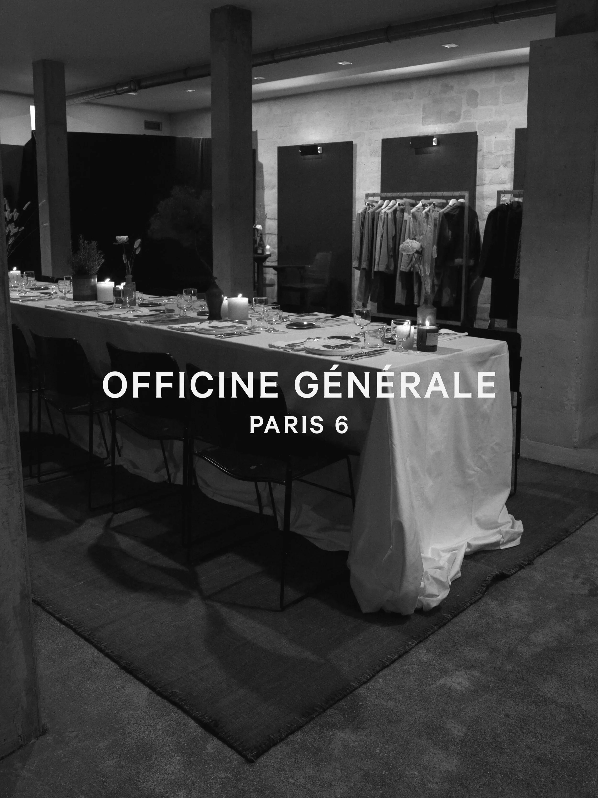 officine générale showroom diner