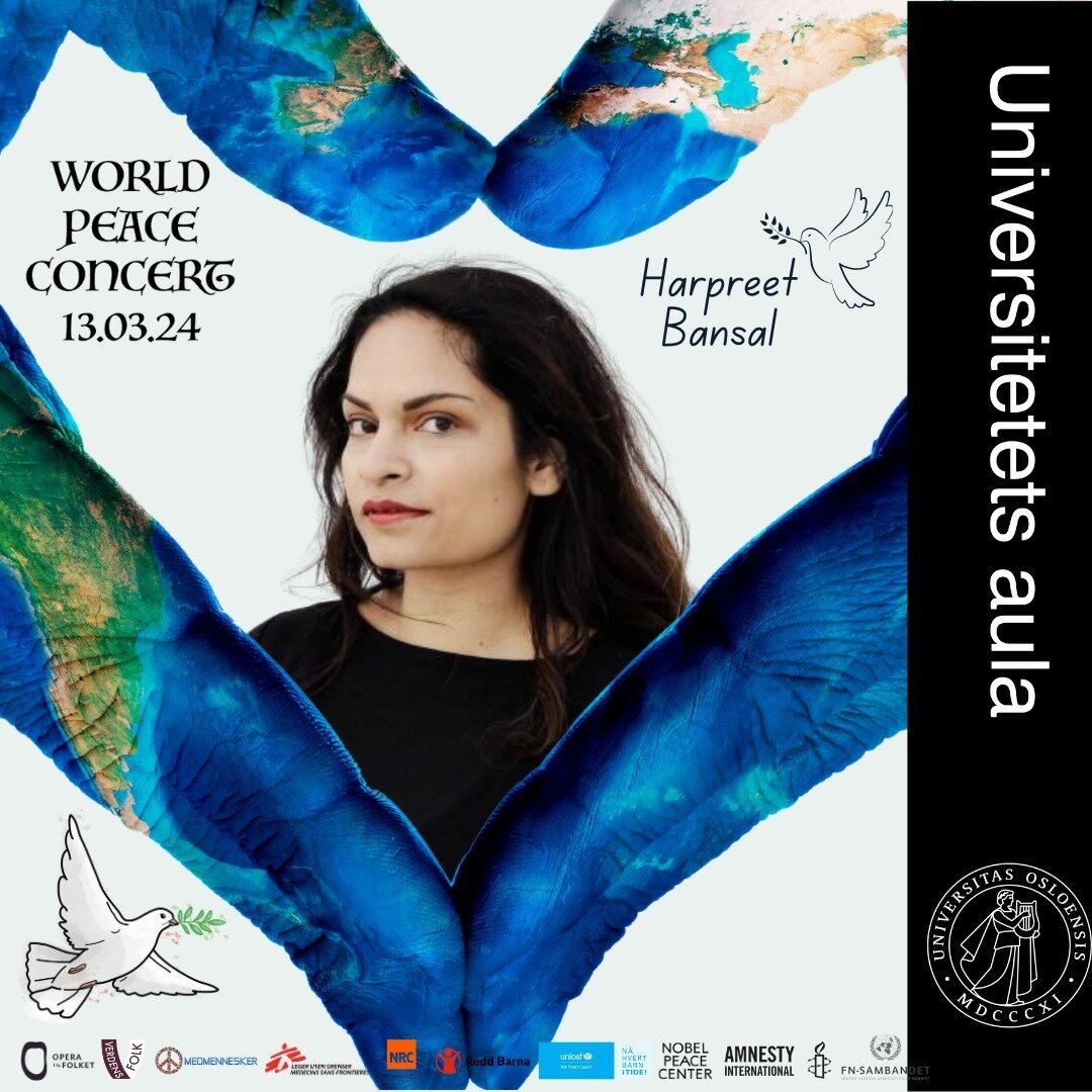 ARTISTER P&Aring; WORLD PEACE CONCERT 13.03.2024 🕊️🌎

Harpreet Bansal

Harpreet Bansal has established herself in recent years as one of Norway&rsquo;s most fascinating musicians. Her unique approach to the deep-rooted Indian raga tradition draws i