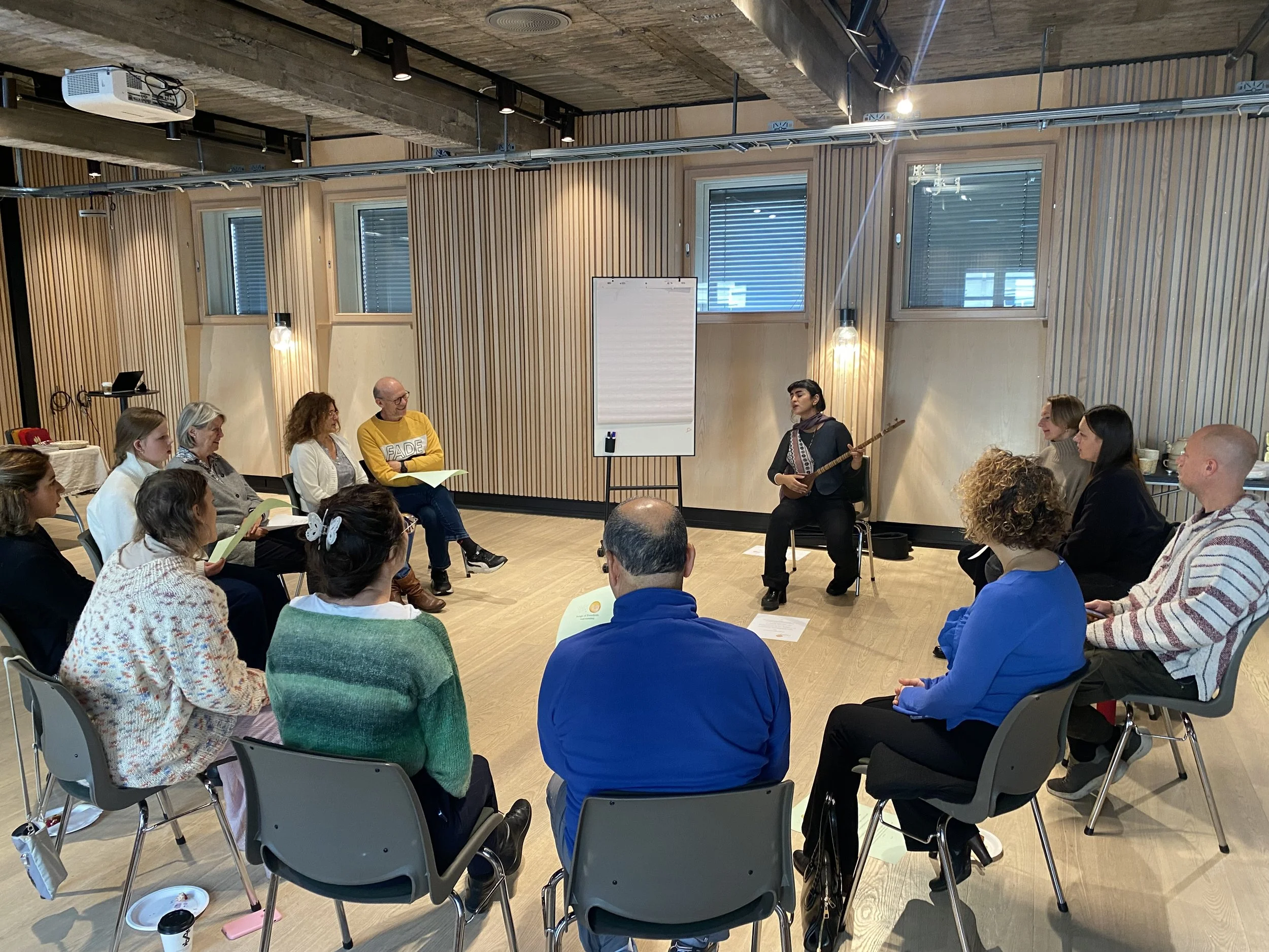 Sang- og vokalworkshop på Sentralen: Songs of Freedom