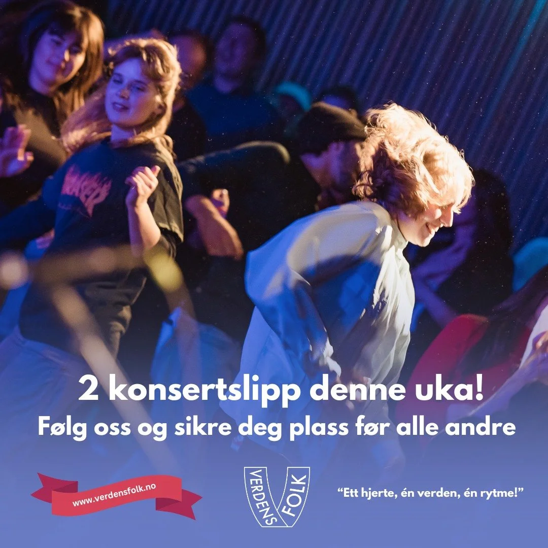 Vi slipper 2 nye konserter denne uka 💫 F&oslash;lg med og v&aelig;r klar n&aring;r billettene legges ut 👀💃🏻🕺