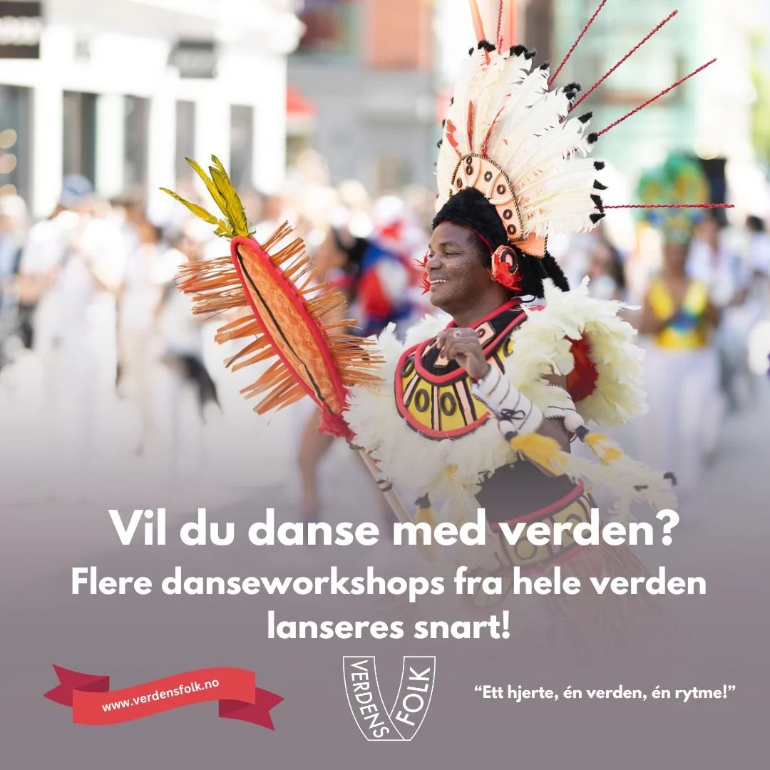 Verdenskarneval er trolig Norges st&oslash;rste festival med fokus p&aring; dansetradisjoner fra hele verden &ndash; og samler mennesker fra n&aelig;rmere 50 nasjonaliteter! 🌍✨

Snart slipper vi et spennende og bredt utvalg av workshops i folkedans,