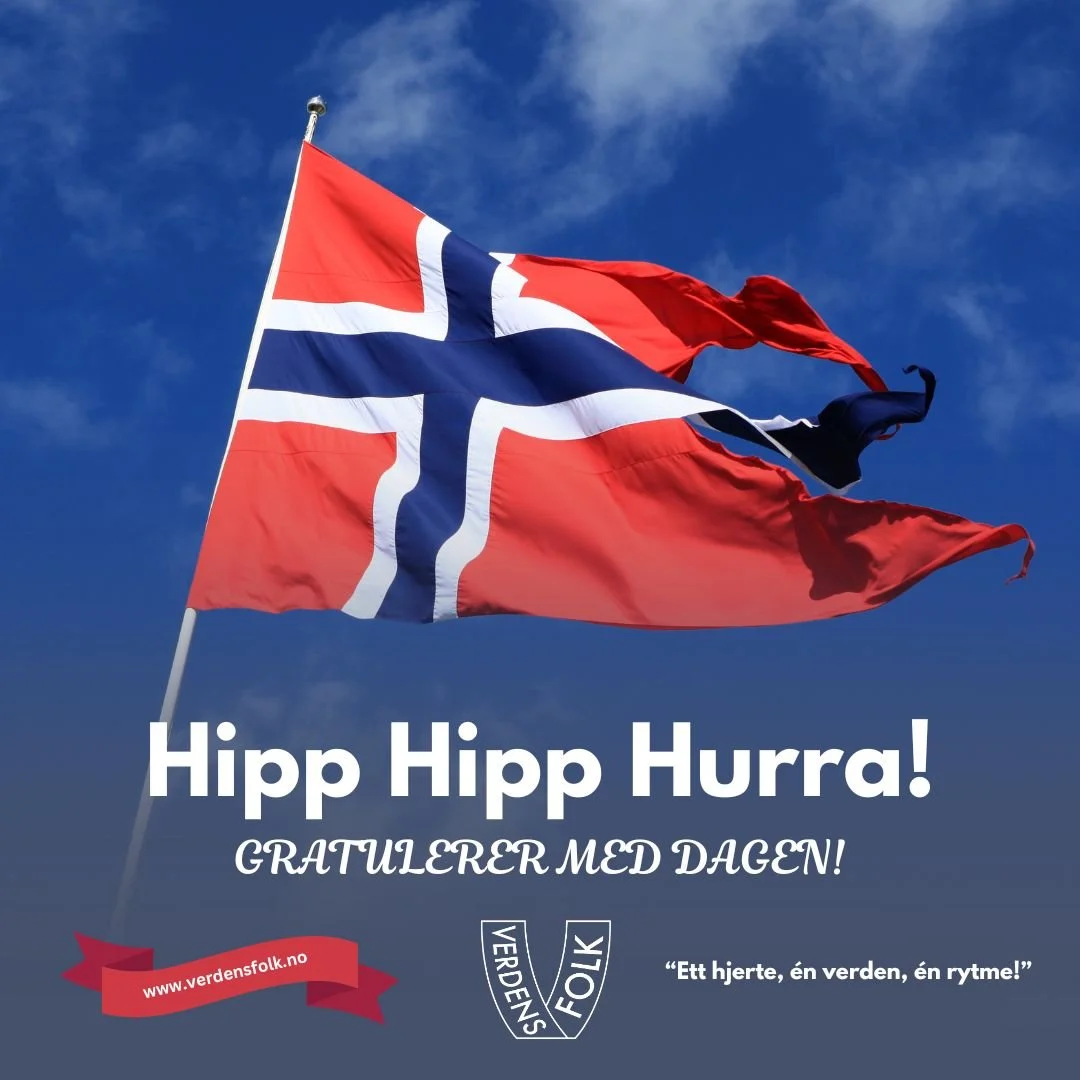 Hipp hipp hurra!🥳
Gratulerer med dagen, Norge! ❤️💙🤍