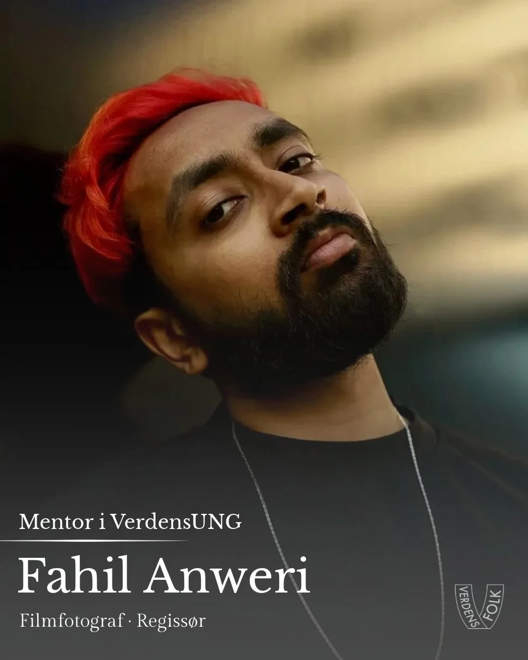 ✨ M&oslash;t Fahil Anweri &ndash; mentor i VerdensUNG!

Fahil er filmfotograf og regiss&oslash;r med base i Oslo. Som mentor i VerdensUNG vil han dele erfaringer og gi faglig veiledning til unge som &oslash;nsker &aring; utvikle seg innen film og fot