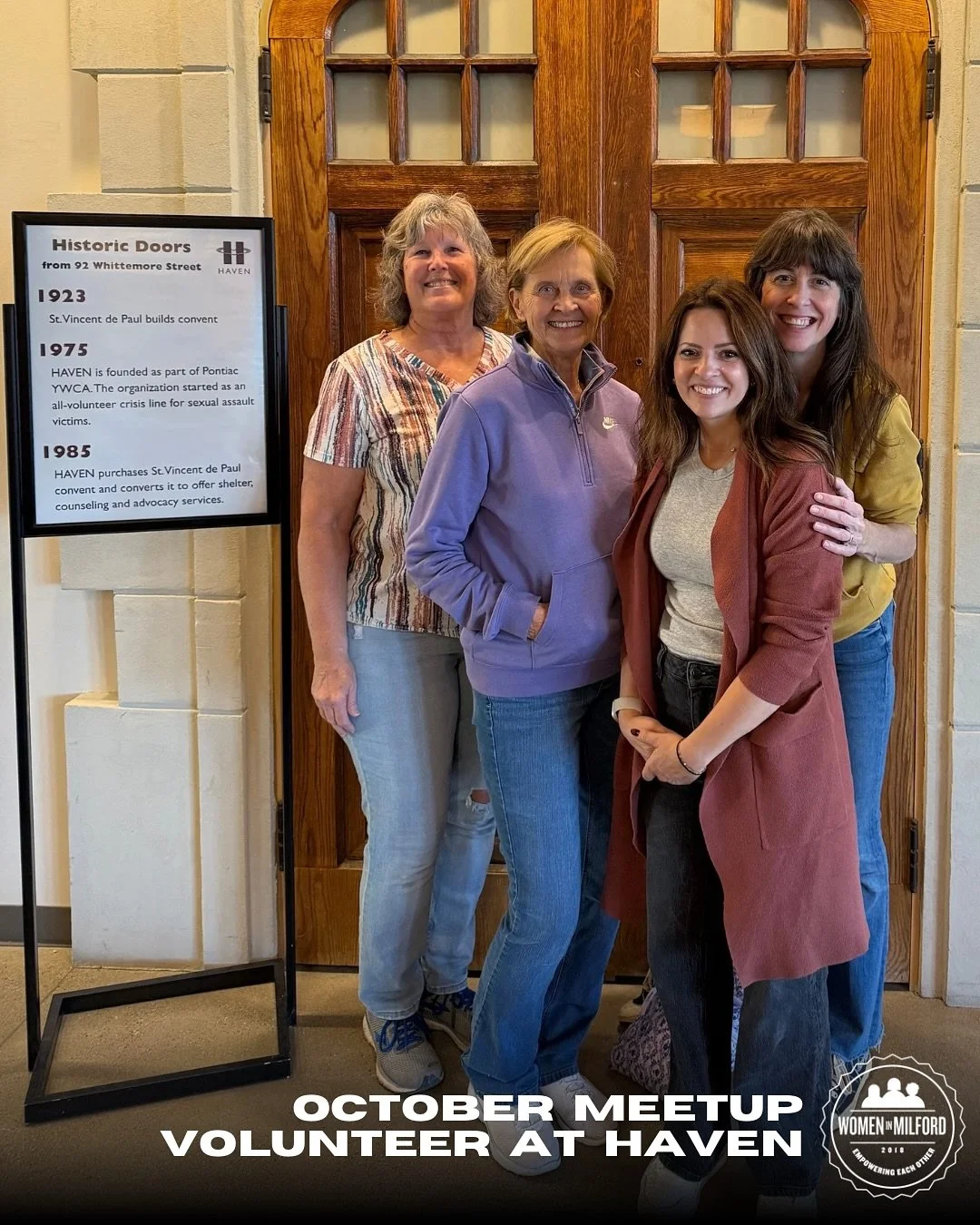 Yesterday’s October Meetup at HAVEN of Oakland County reminded us why this work matters so much. HAVEN is a nonprofit dedicated to supporting survivors of domestic violence and sexual assault, and the impact they make in our community is profou