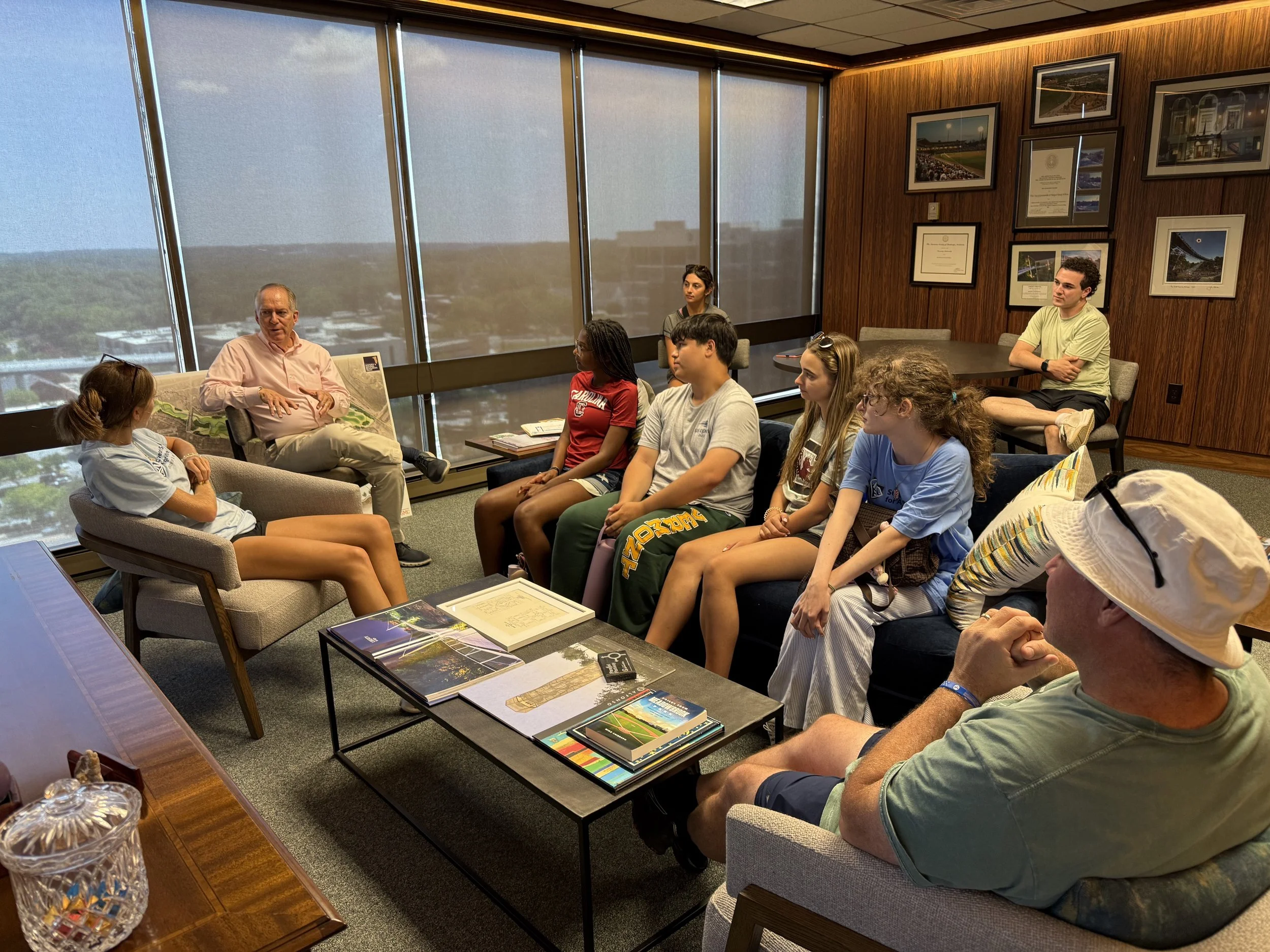 Meeting with acclaimed Mayor of Greenville, Knox White