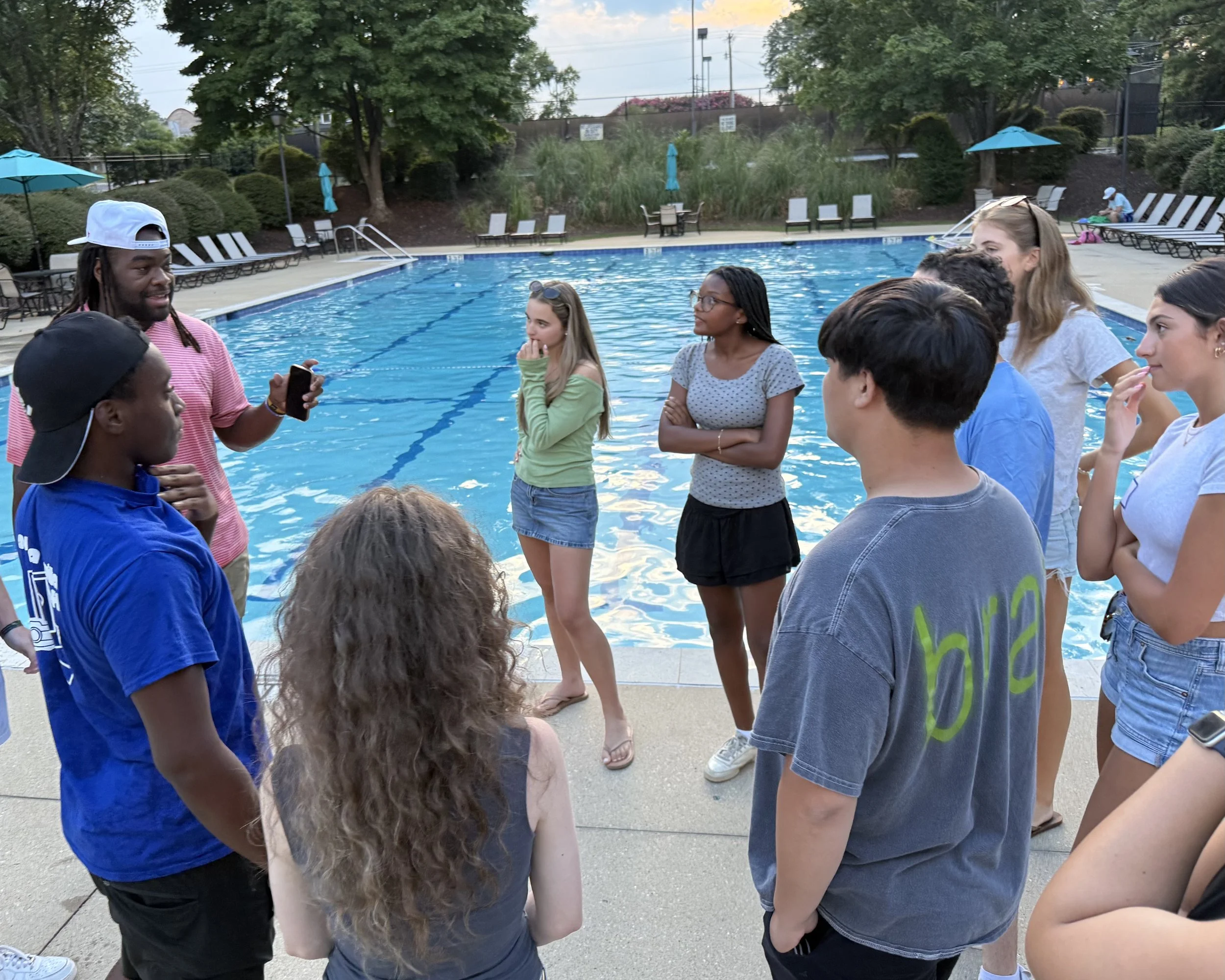 Meeting fellow high school students (of Greenville)