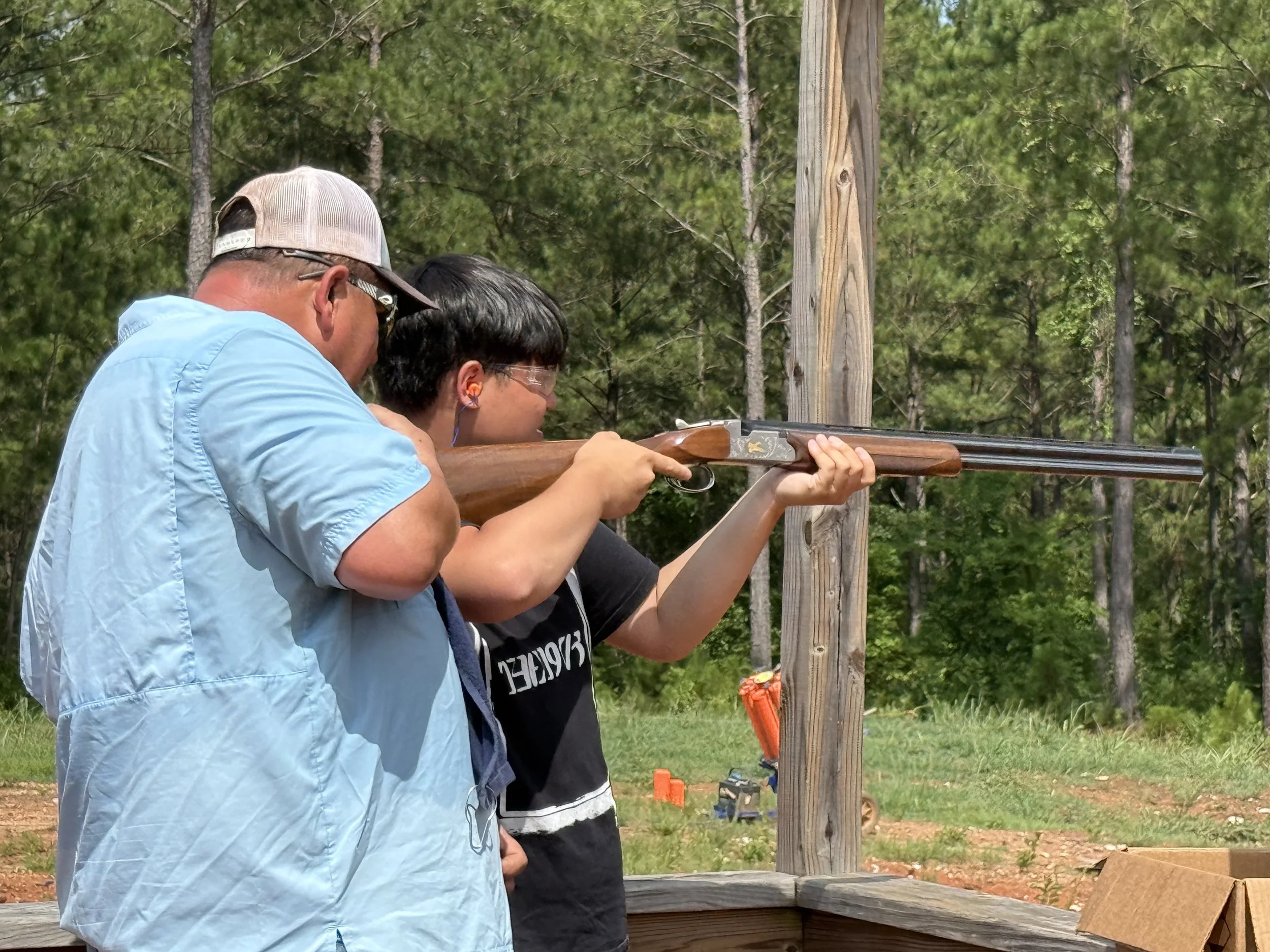Skeet shooting instruction