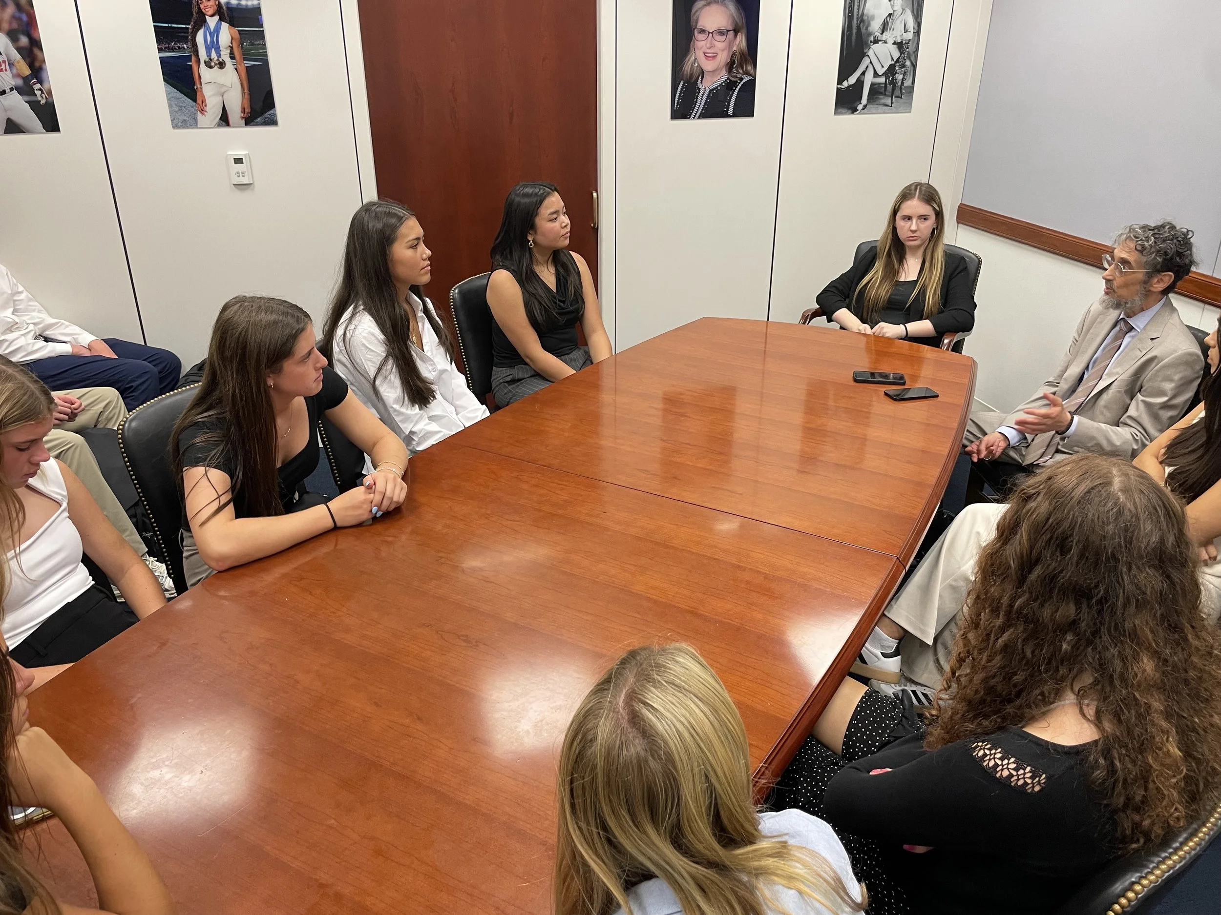 Meeting with staff members for Sen. Cory Booker (NJ)