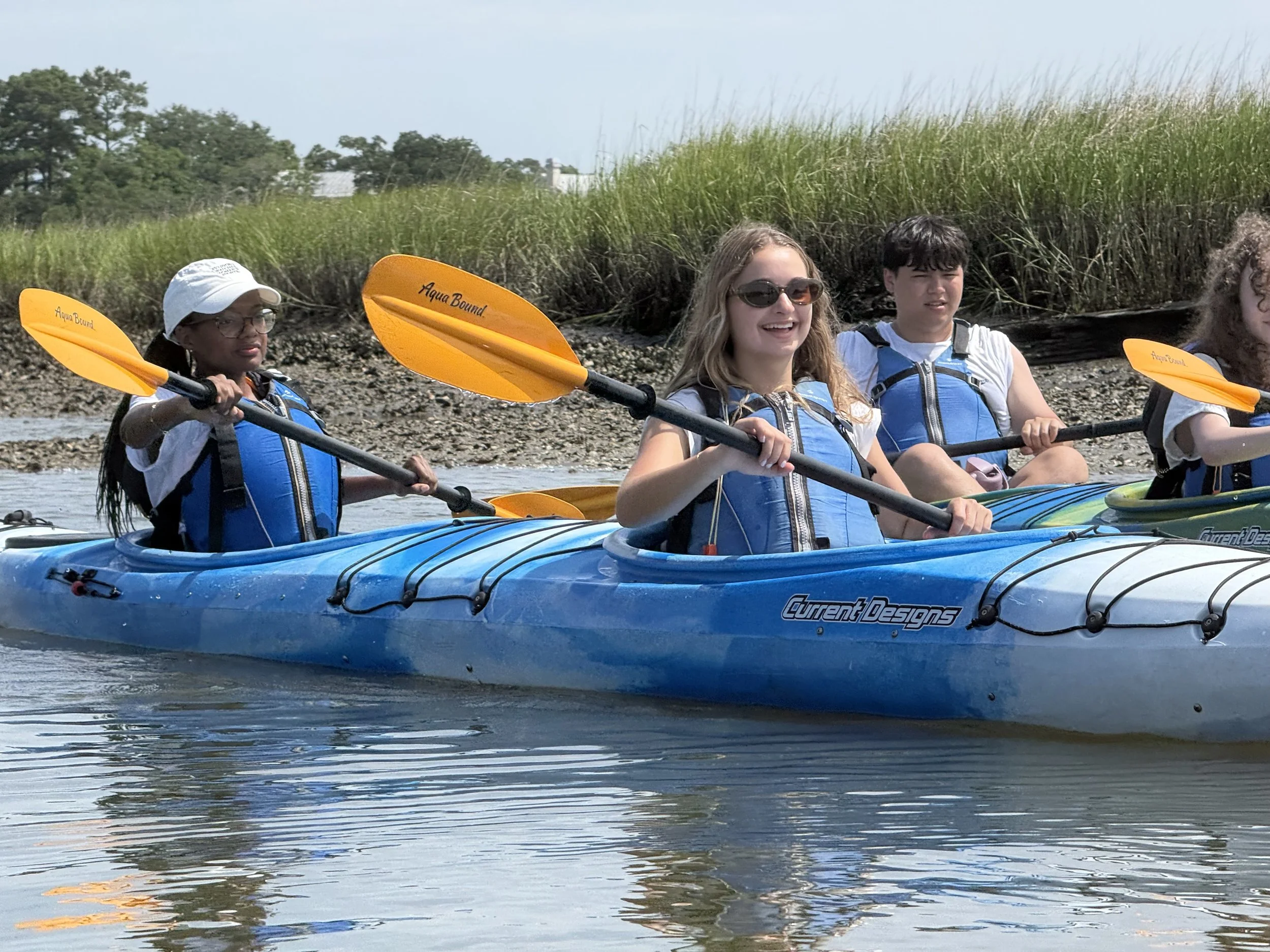 Exploring the marsh waterways