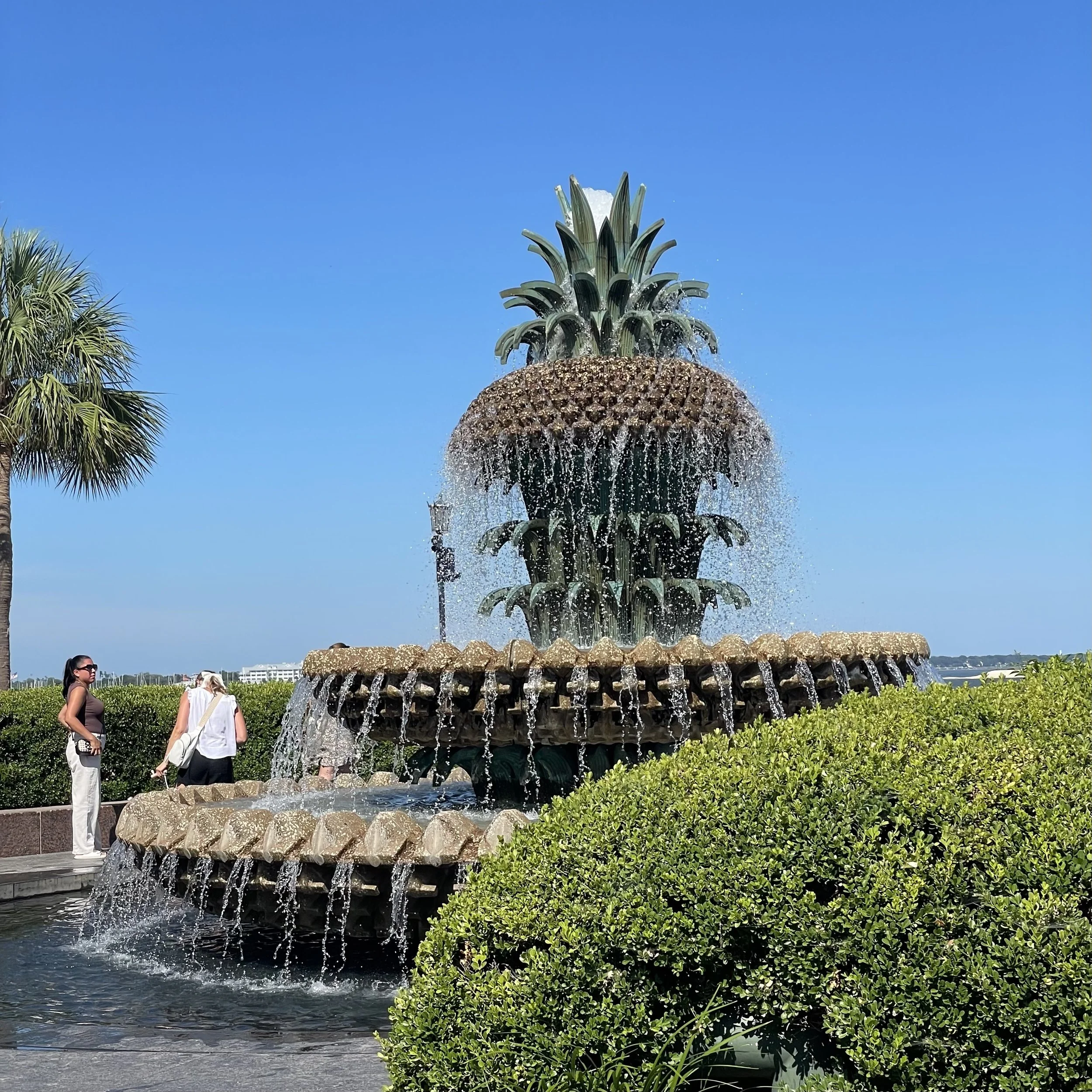 Famed Pineapple Fountain on the Cooper River