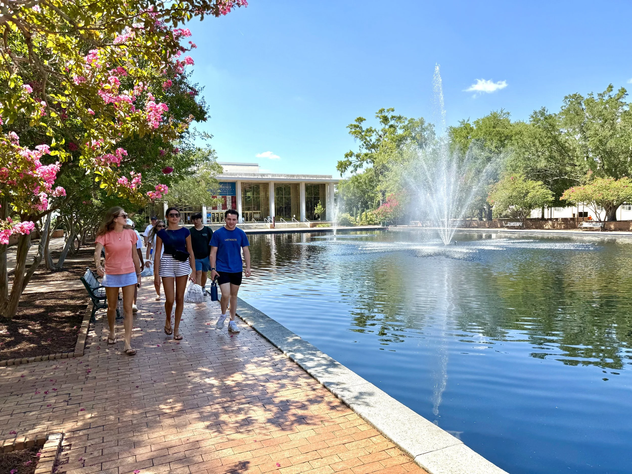 The Reflecting Pool at USC's Thomas Cooper Library