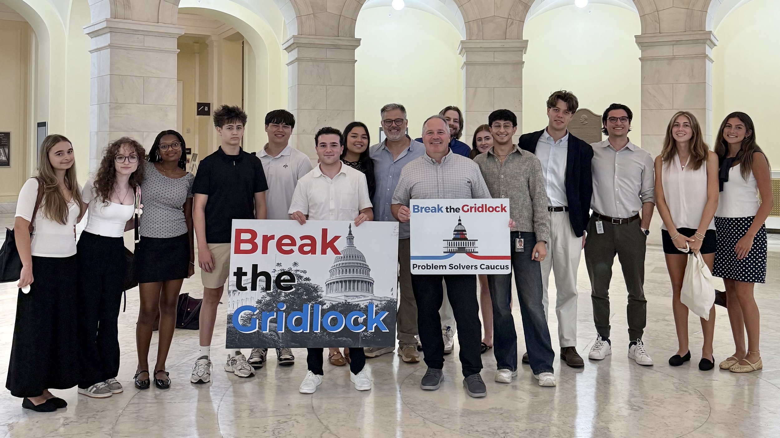 Standing with Problem Solvers Caucus staff mebers