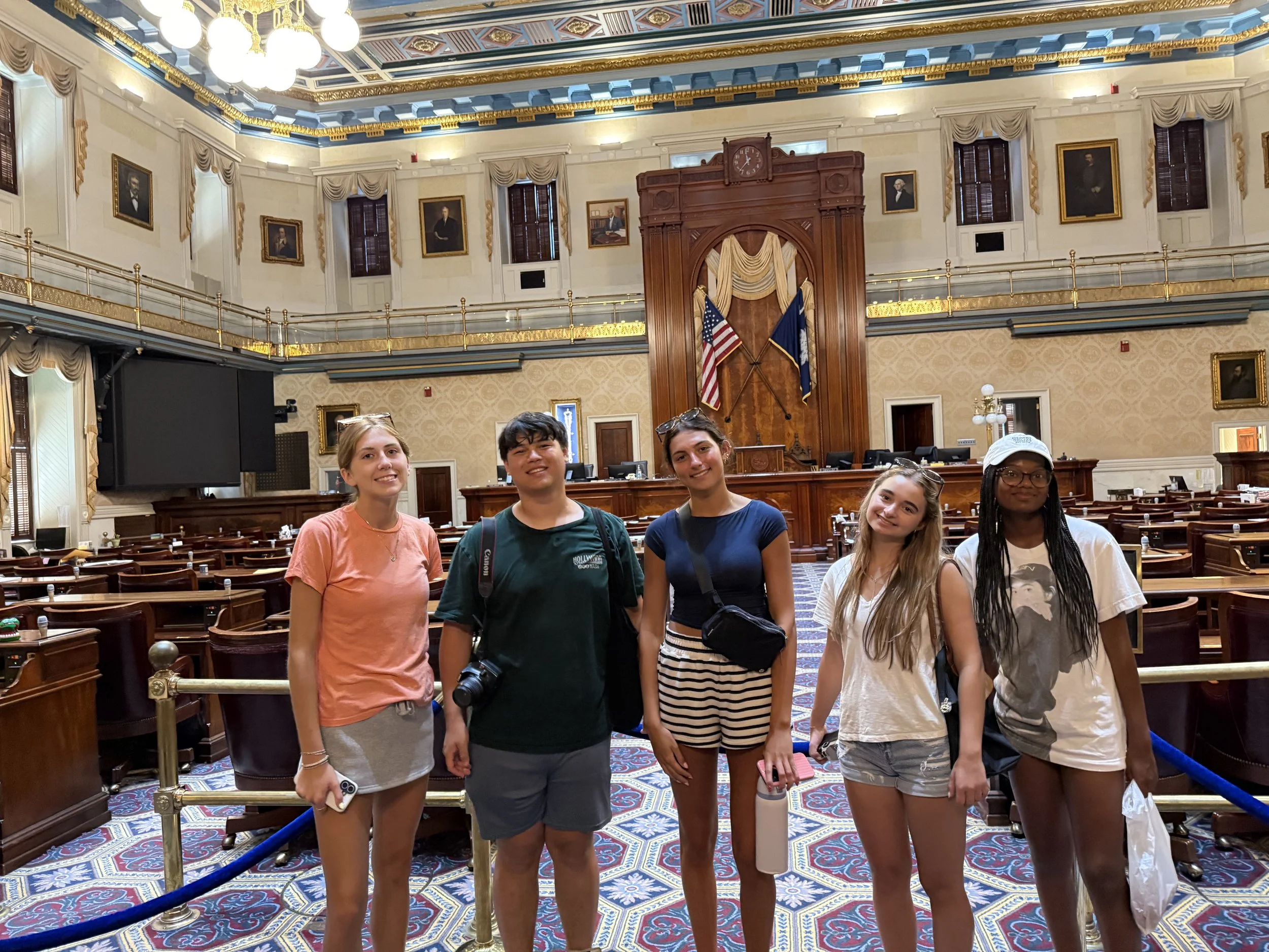 Exploring South Carolina's legislative chambers