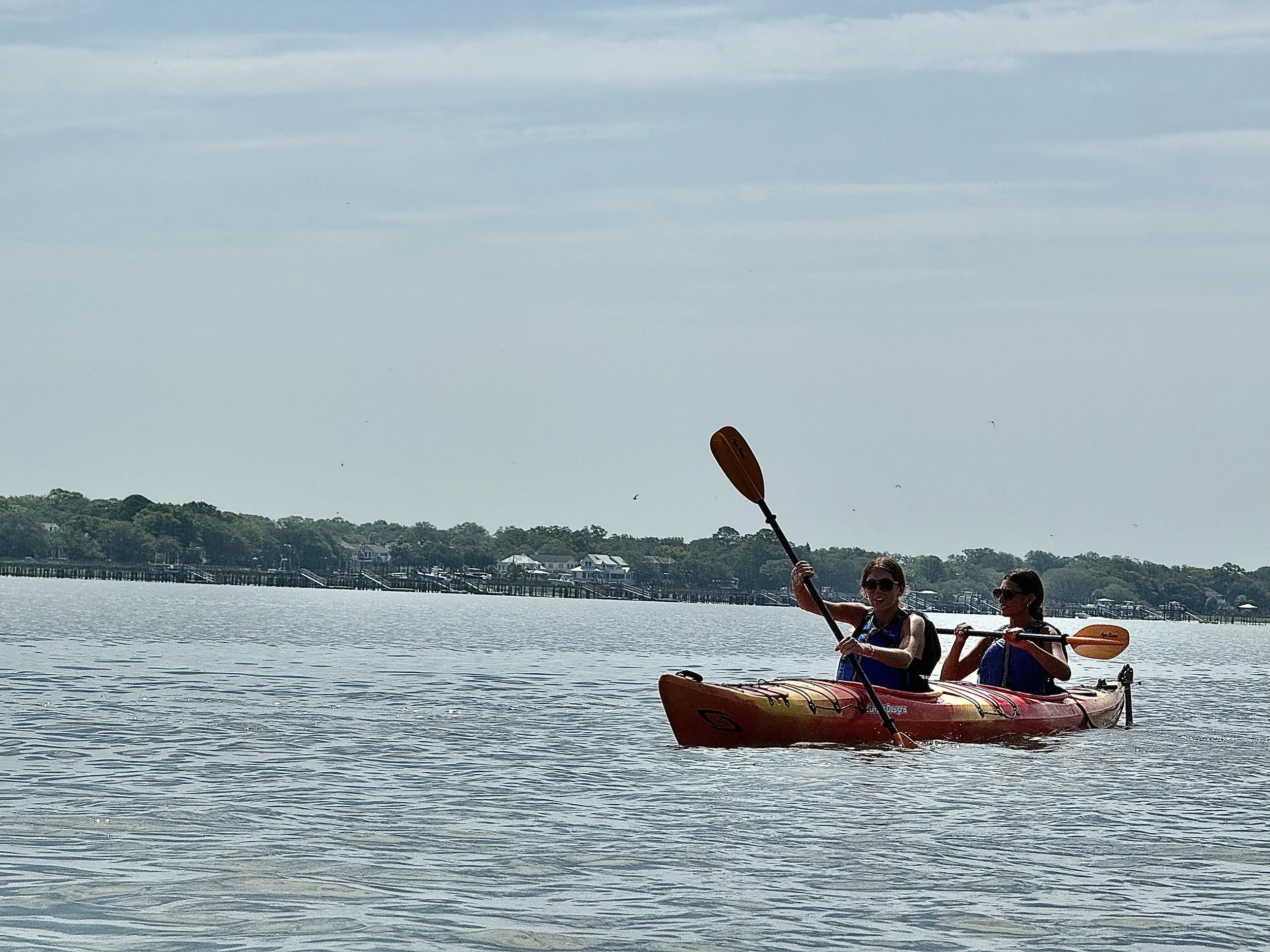 Kayaking Hog Island Channel