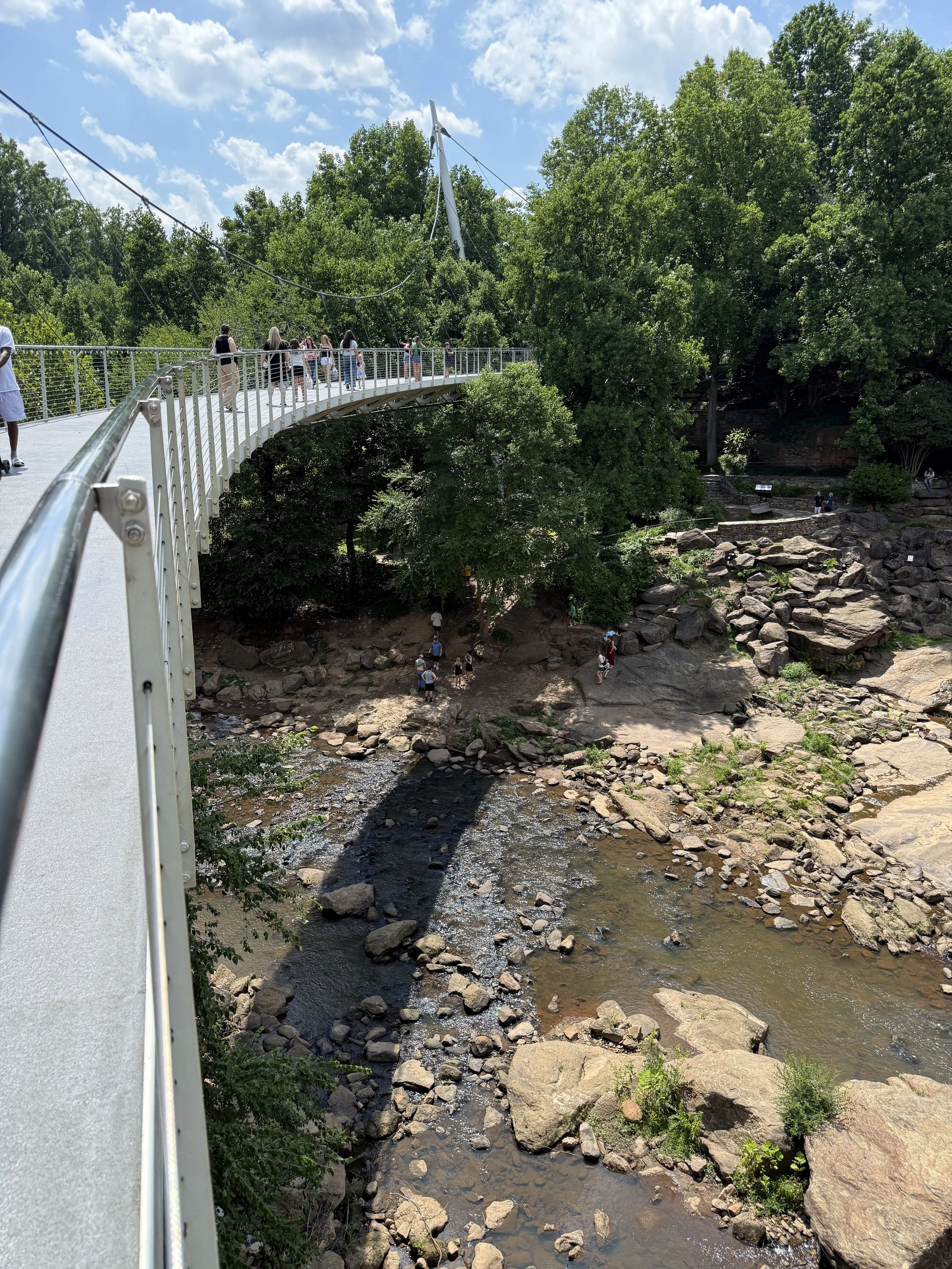 Liberty Bridge at Falls Park on the Reedy