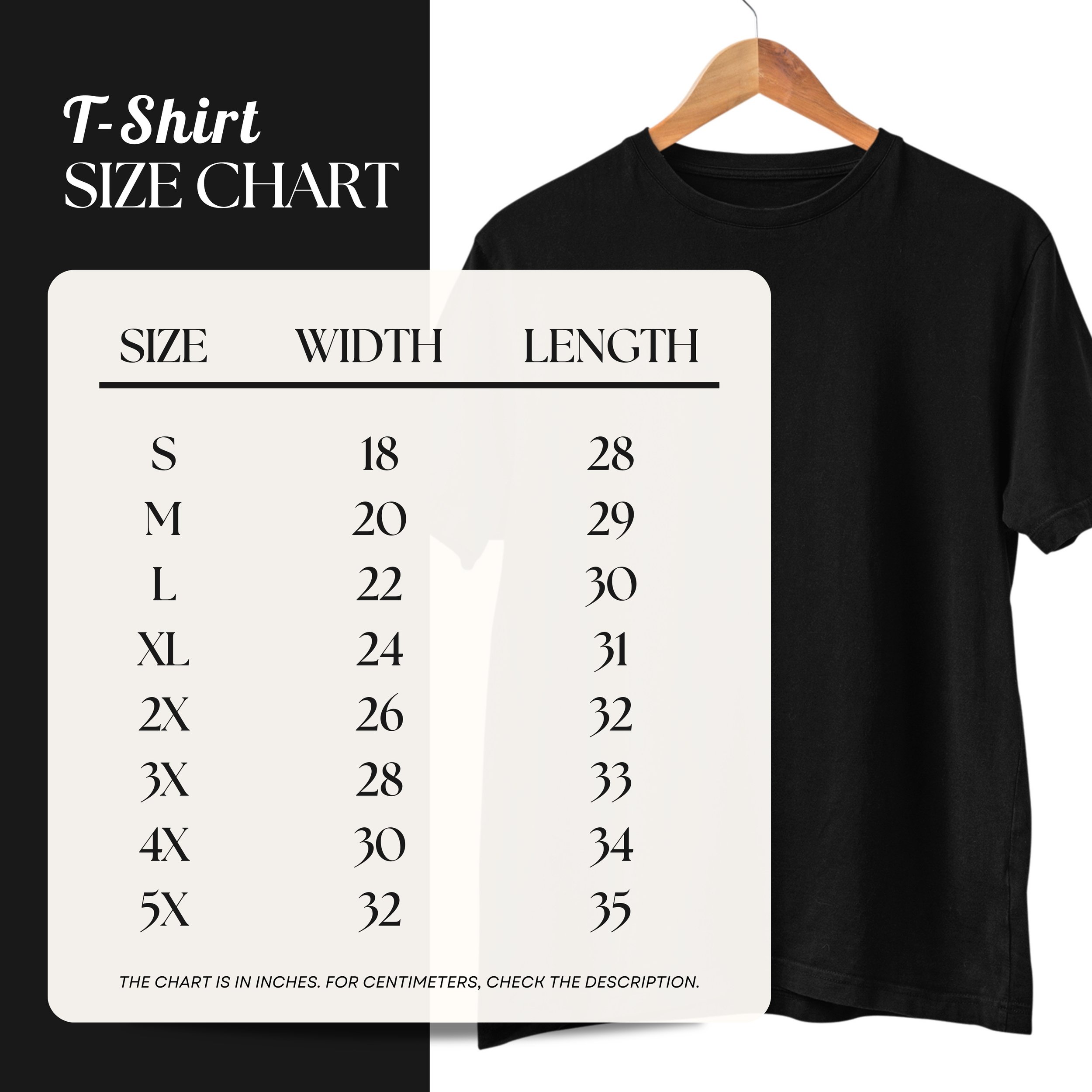 iSwearImNotHigh - T-SHIRT Size Guide (GILDAN 5000).jpg