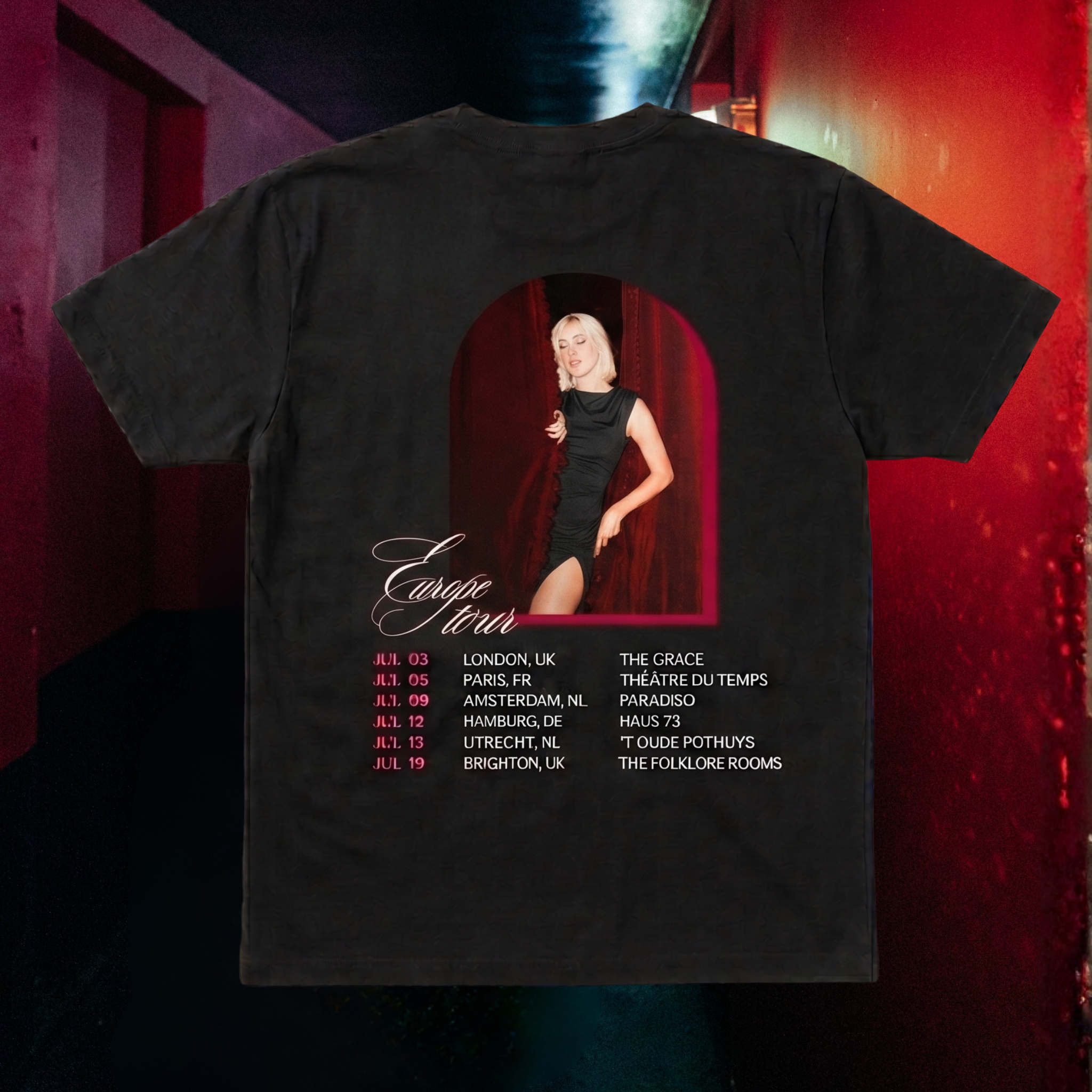 European tour shirt