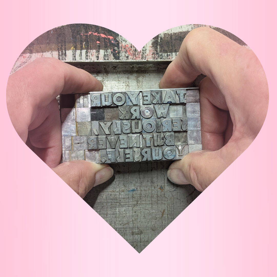 Letterpress 1: Printing Valentines!