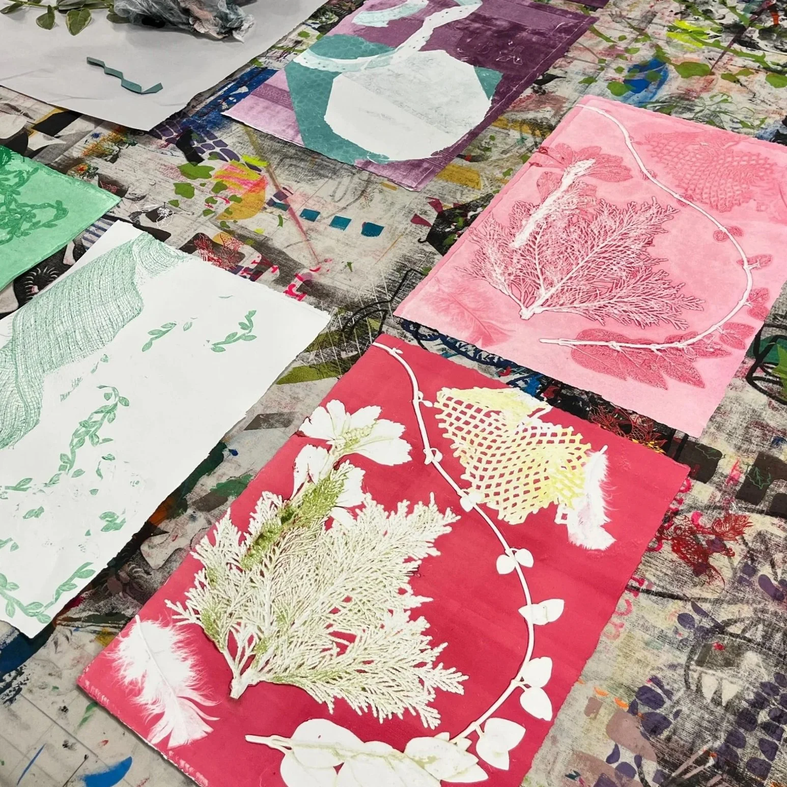 Botanical Prints: Monotype Workshop