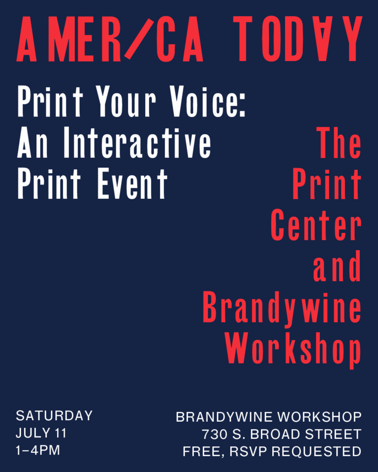 Print Your Voice: An Interactive Print Event