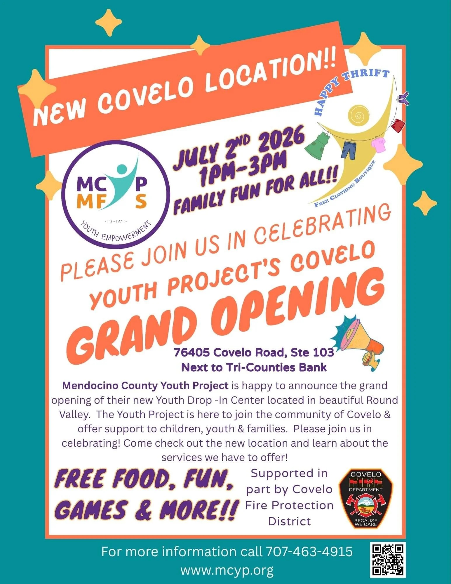 Covelo Youth Drop-In Center Grand Opening