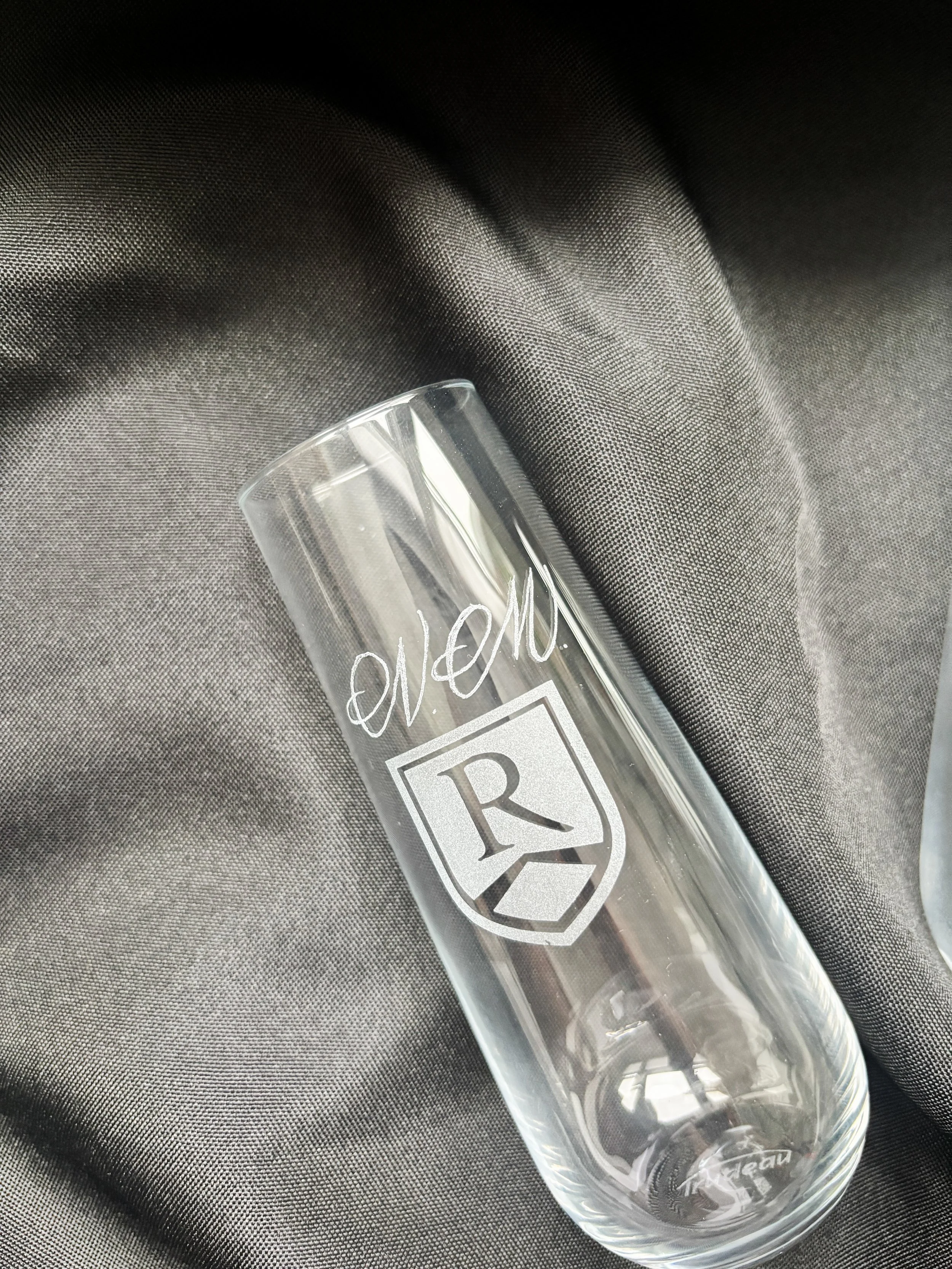 Ravenscroft Golden Preview Party 2026 | Engraving on Champagne Flutes