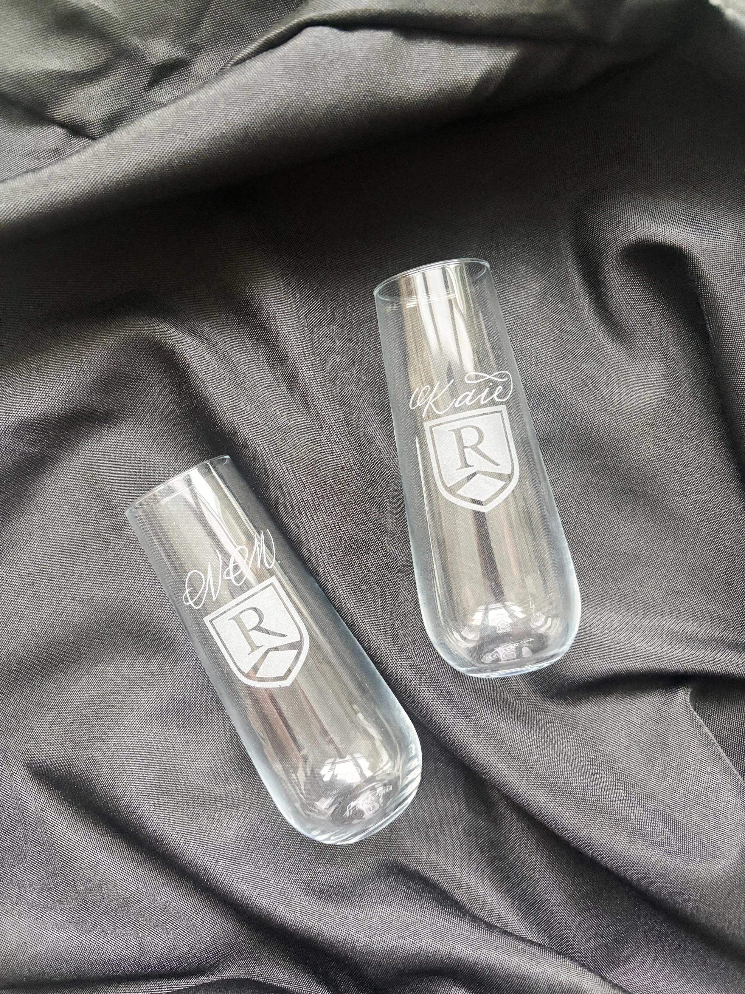 Ravenscroft Golden Preview Party 2026 | Engraving on Champagne Flutes