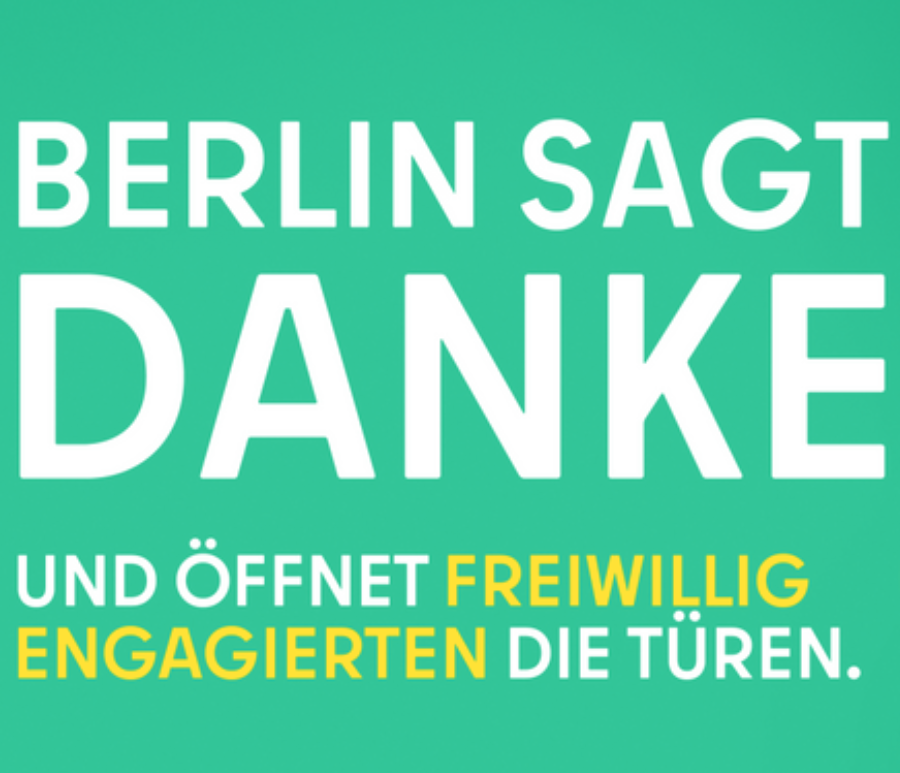 Aktionstag Ehrenamt am 2. Dezember – Berlin sagt Danke, XENION auch!