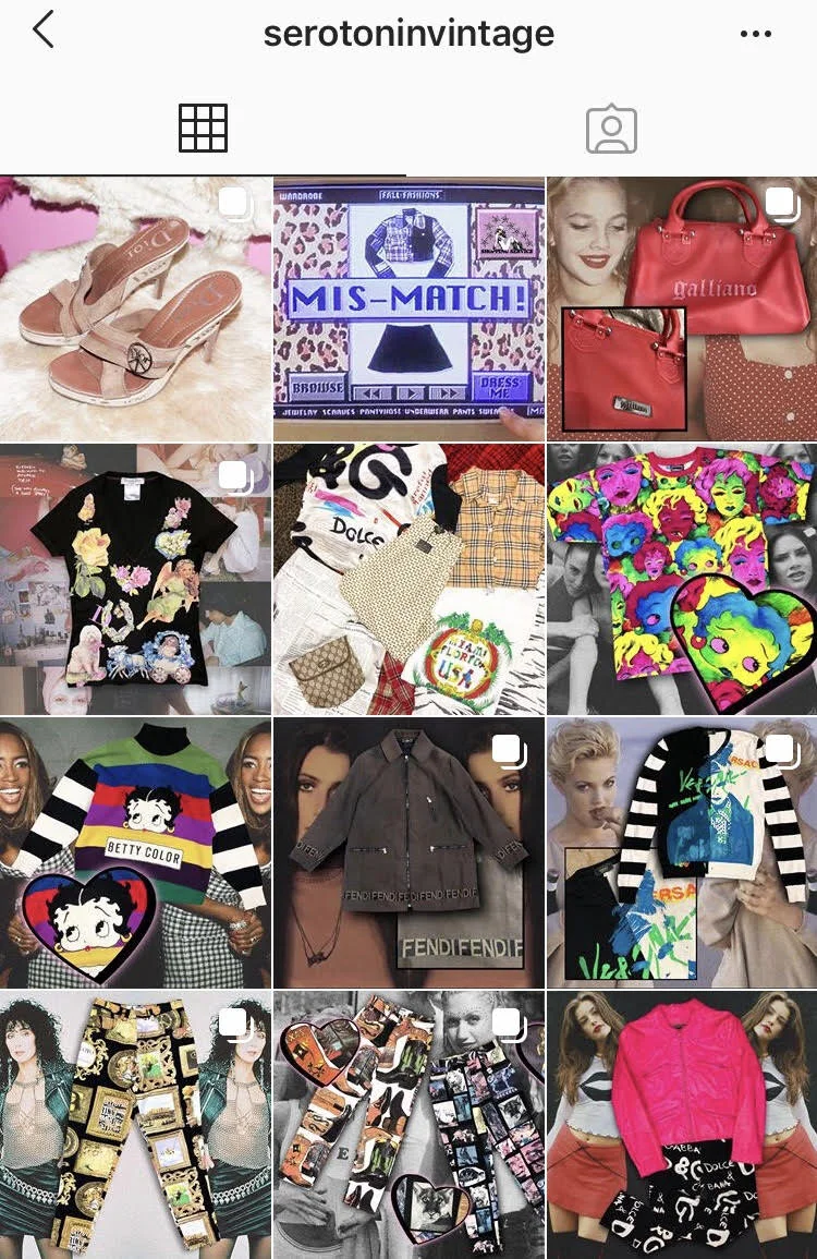 Best Non-Irish Vintage Stores on Instagram