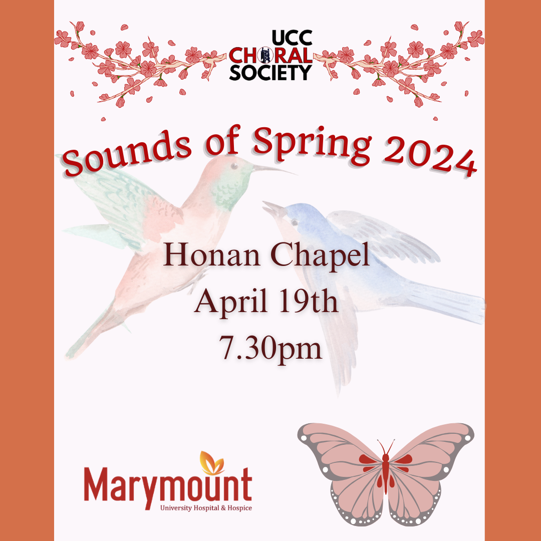 UCC Choral Society host 2024 Sounds of Spring concert in aid of ...