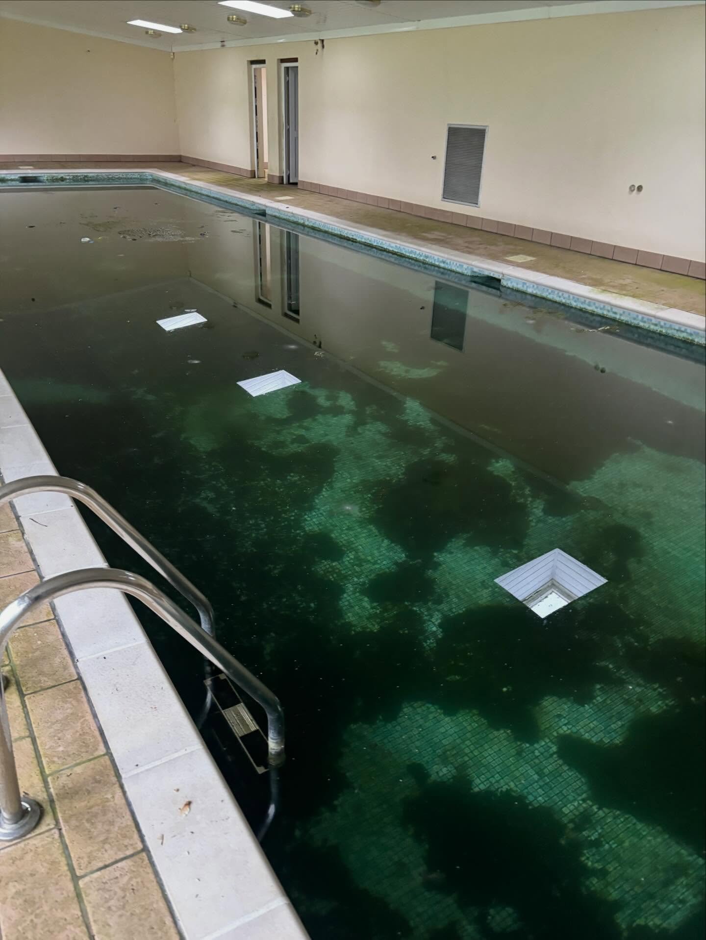 After being left to go green for 10 years, within 2 weeks this pool is now clean and ready to use🤩

If your pool needs cleaning, don&rsquo;t hesitate to contact me via the details below. 

☎️-07443332603
📧-matthew@mapools.com
💻-www.mapoolmaintenan