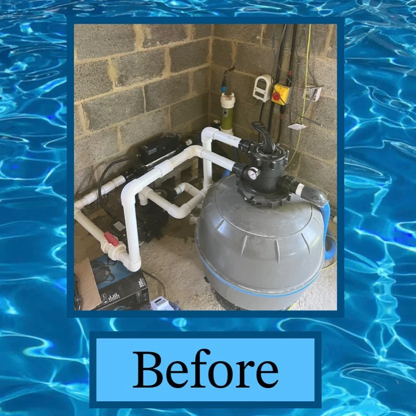 Plant room tidied up for a client today🧰🛠️
 
By moving the heater to be mounted on the wall, more space was created in the plant room and pool house. 

☎️07443332602
📧marmistead02@gmail.com
💻www.mapoolmaintenance.com