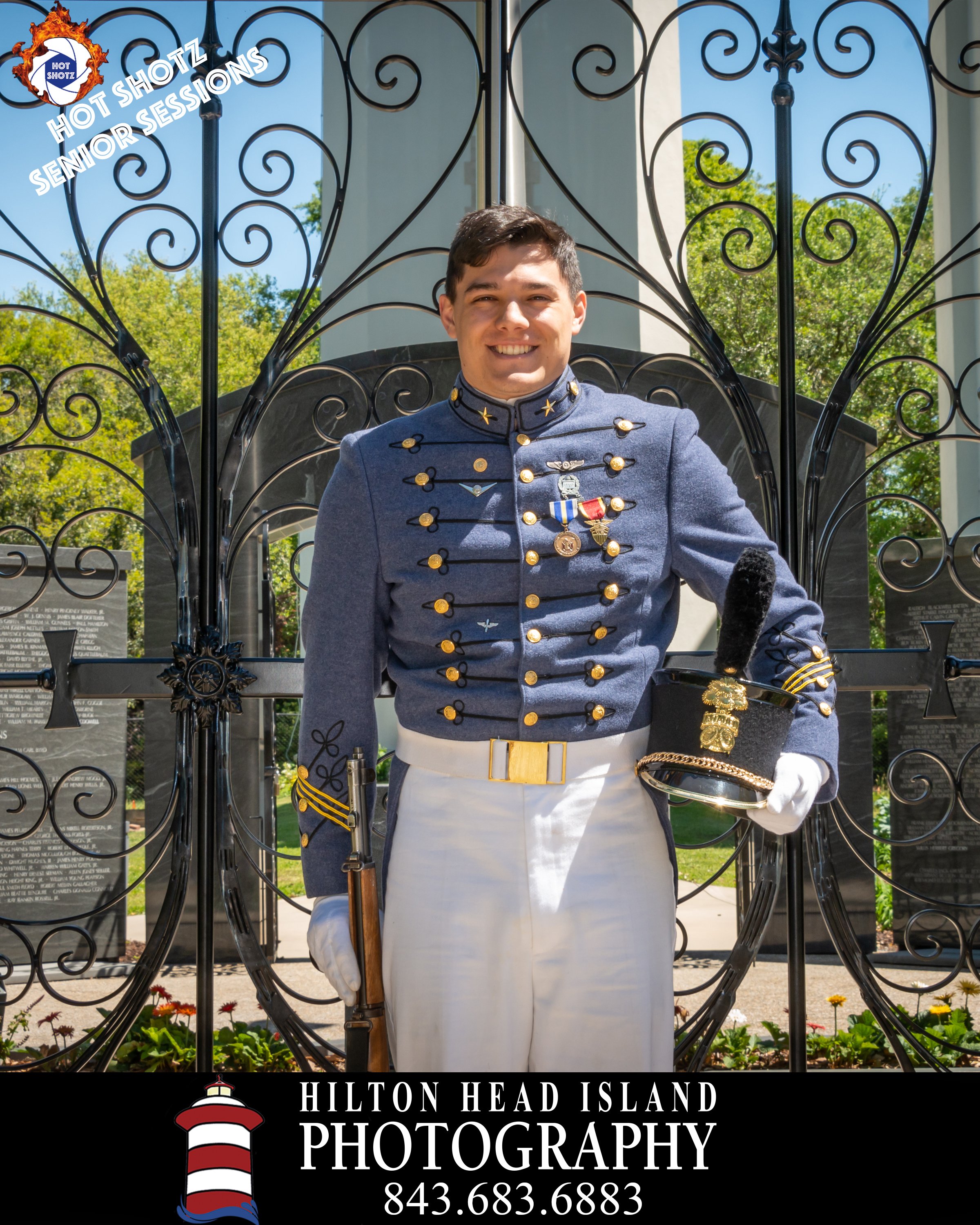 Citadel cadet portrait photography session