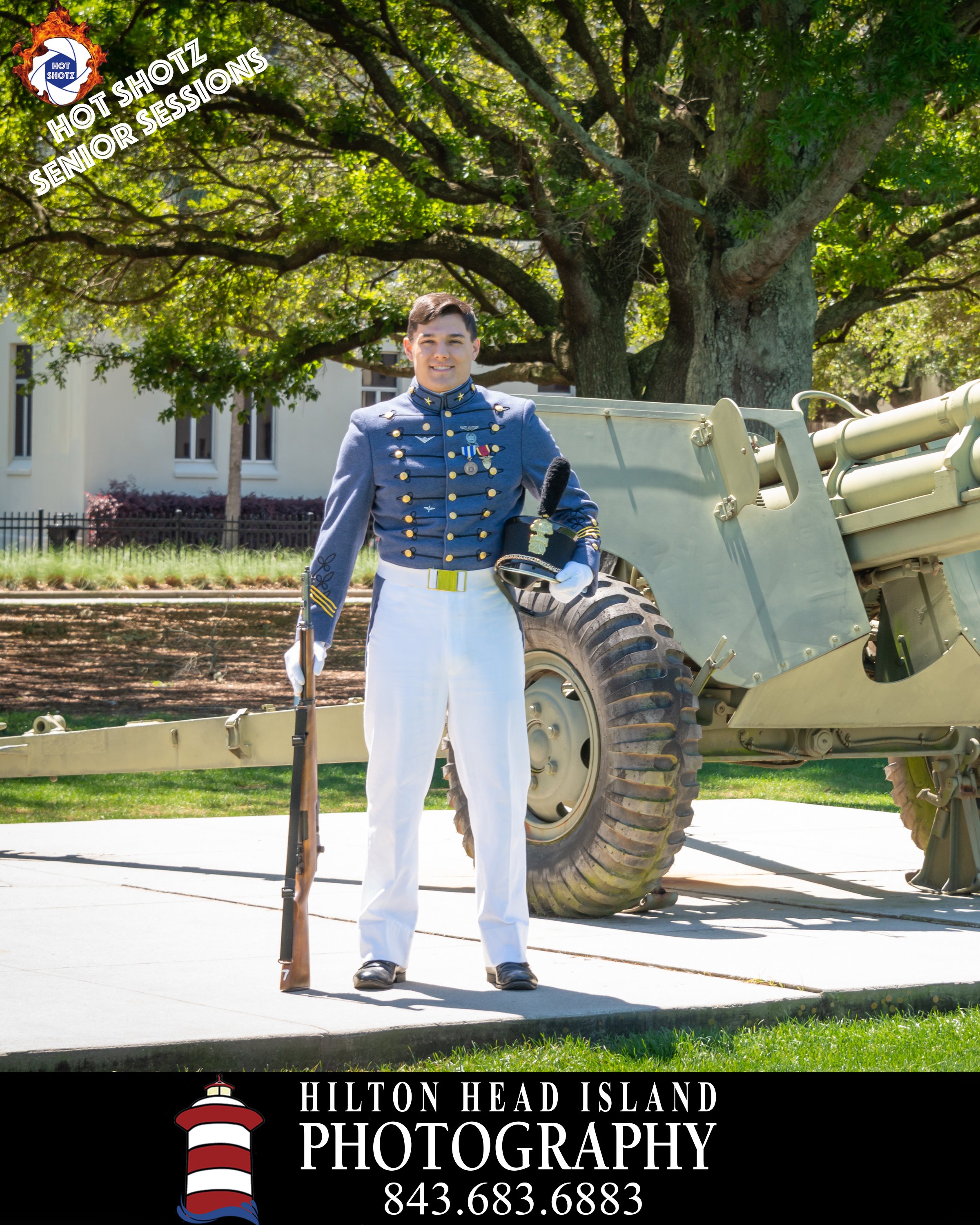 Citadel cadet portrait photography session