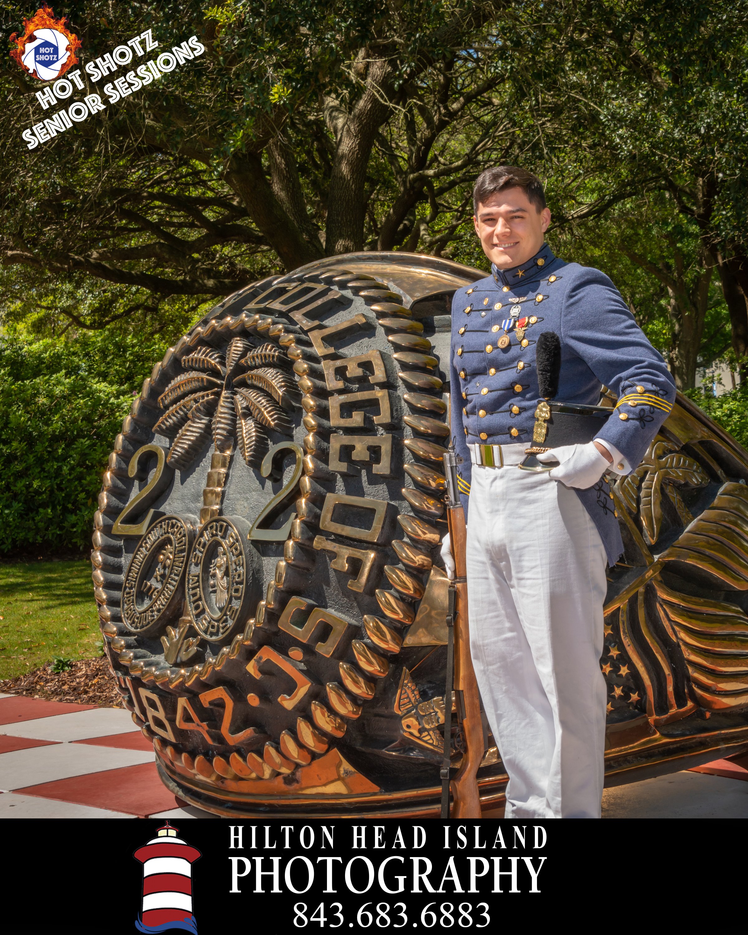 Citadel cadet portrait photography session