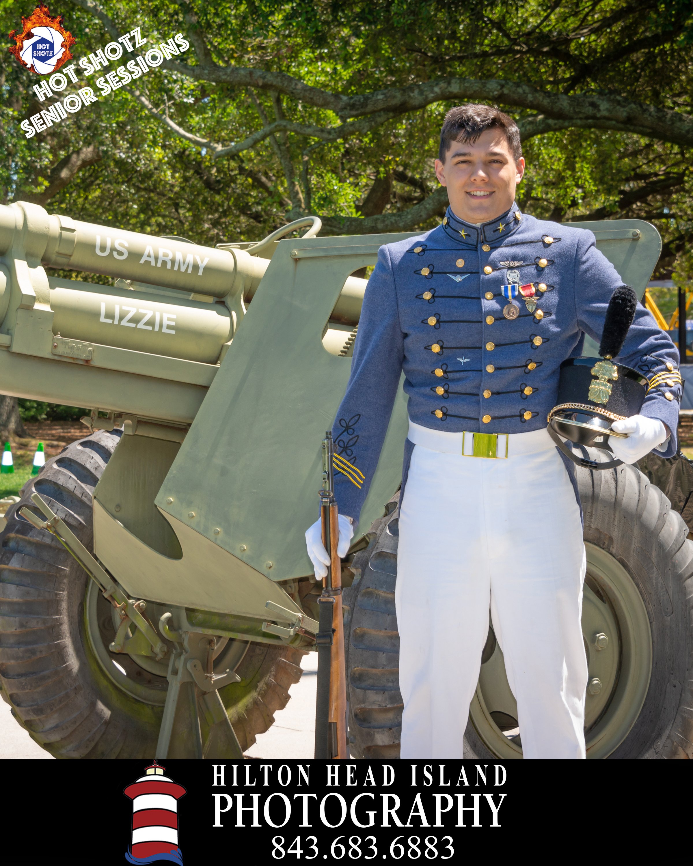 Citadel cadet portrait photography session