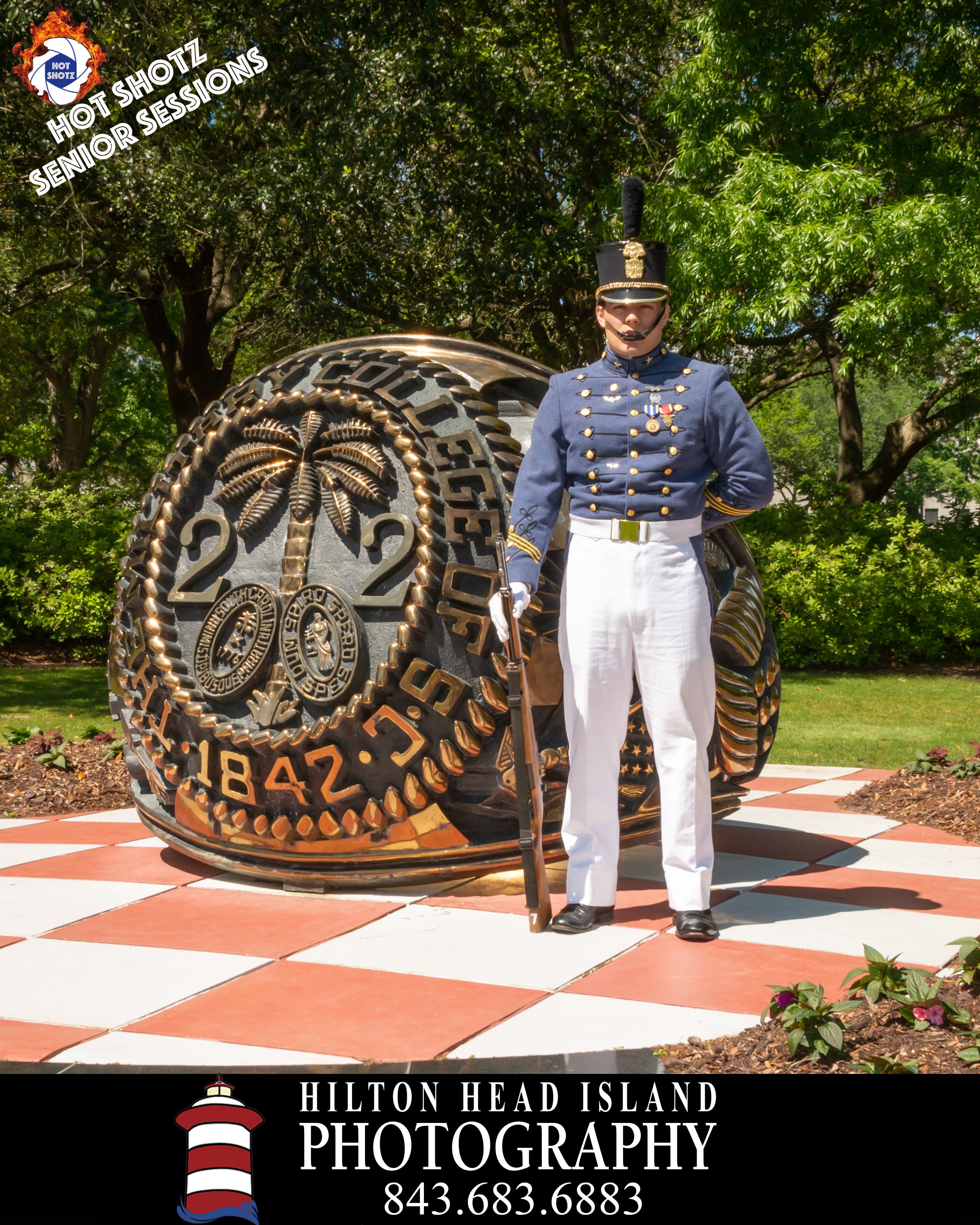 Citadel cadet portrait photography session