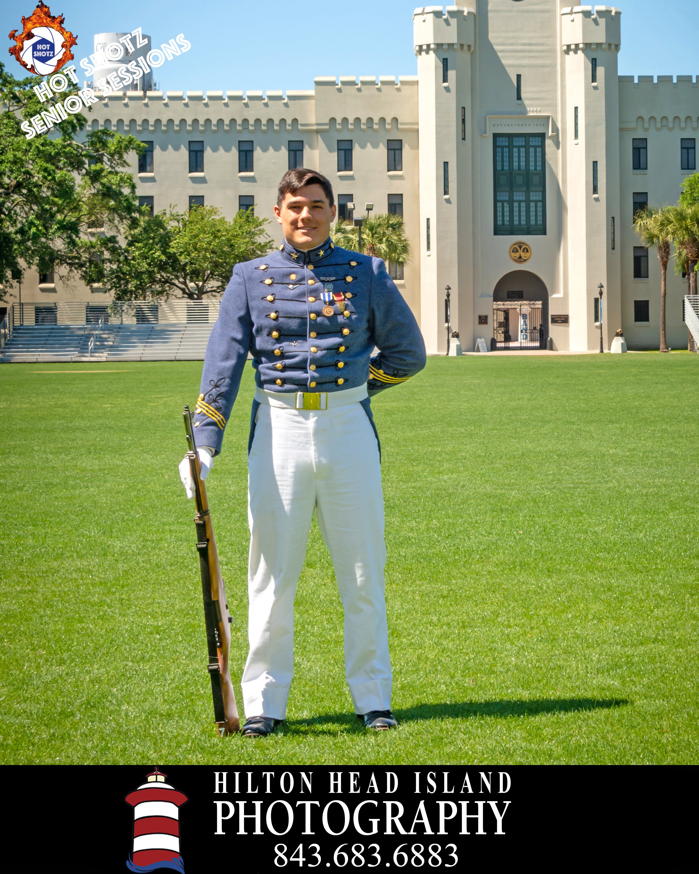 Citadel cadet portrait photography session