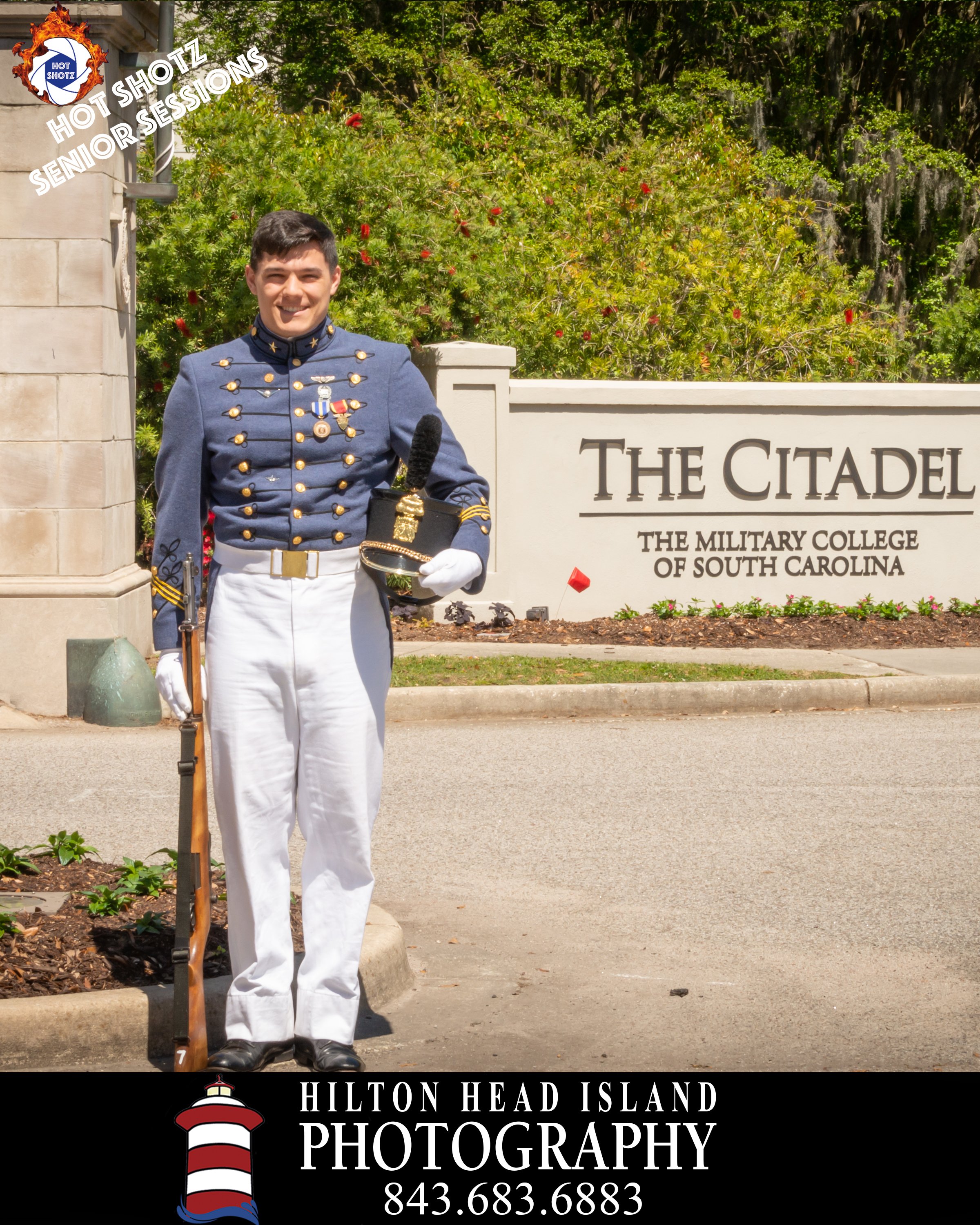 Citadel cadet portrait photography session