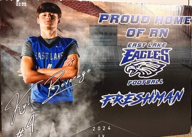 Player Yard Sign