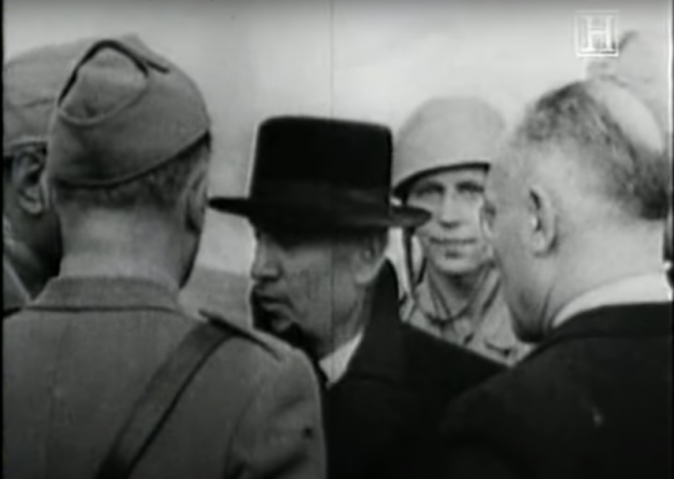 Hans Dieter Cieslewicz in video from the Skorzeny's Gran Sasso raid to rescue Mussolini.
