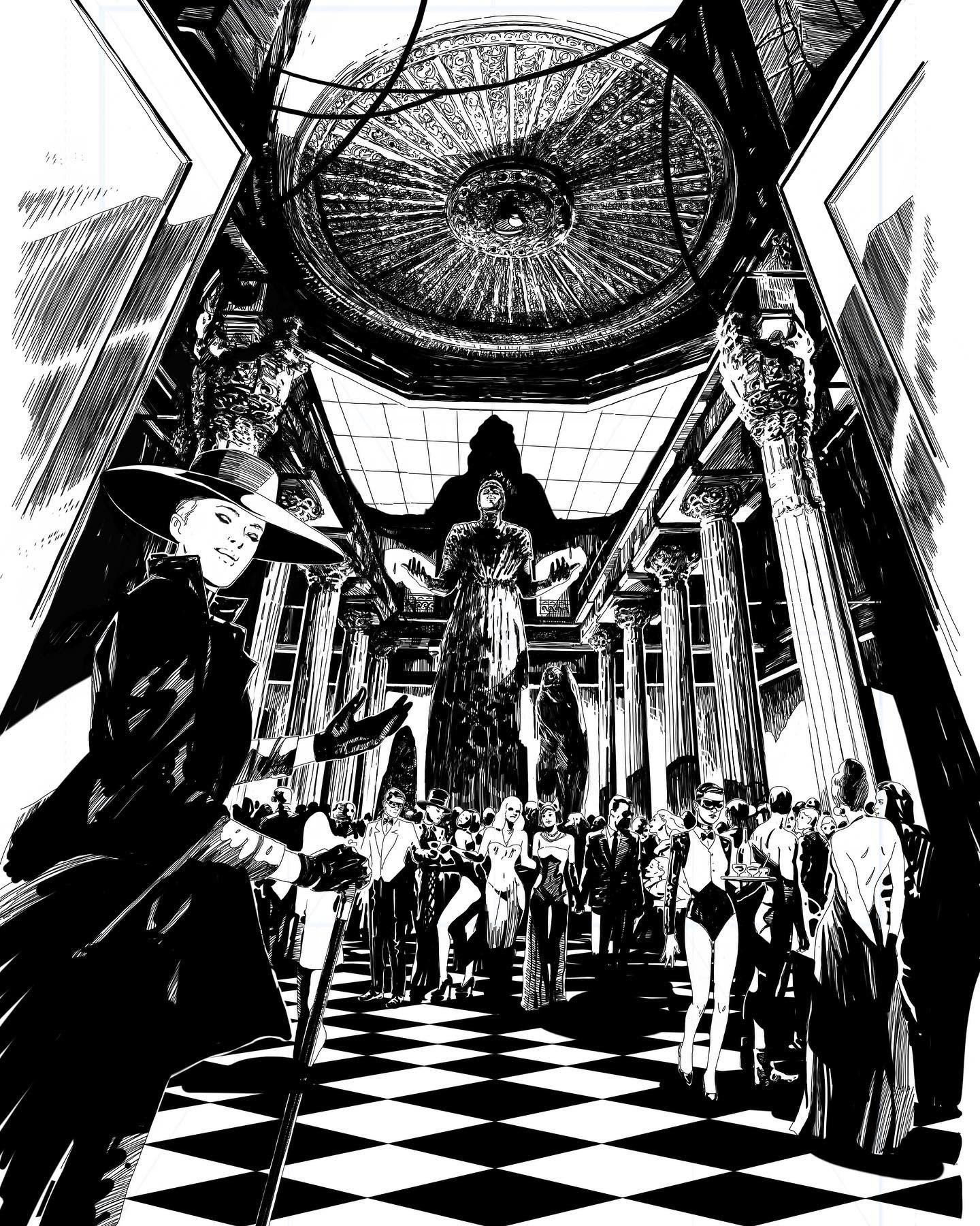 Join the party in issue 3 of Summer Shadows and remember &ldquo;don&rsquo;t be boring&rdquo;.
.
Written by @johnharrisdunning , art by me , colors by @20eyesbrad ,lettered by @jimcampbell , edited by @brettisrael8 , and published by @darkhorsecomics 
