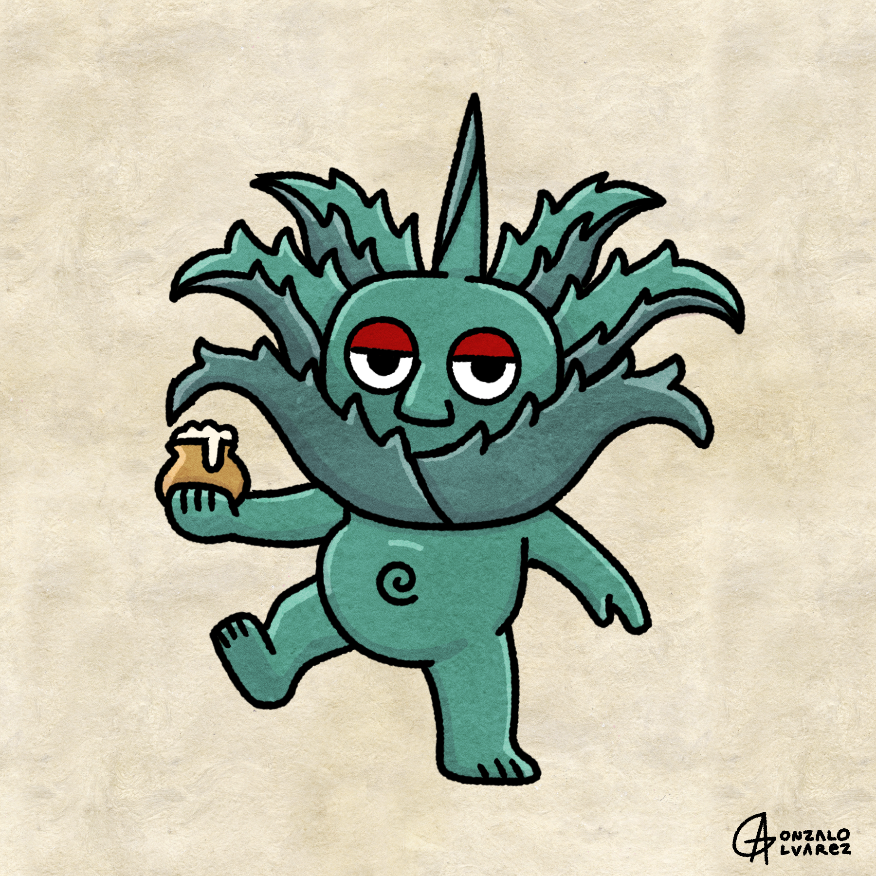 Meton — The Maguey Spirit Print