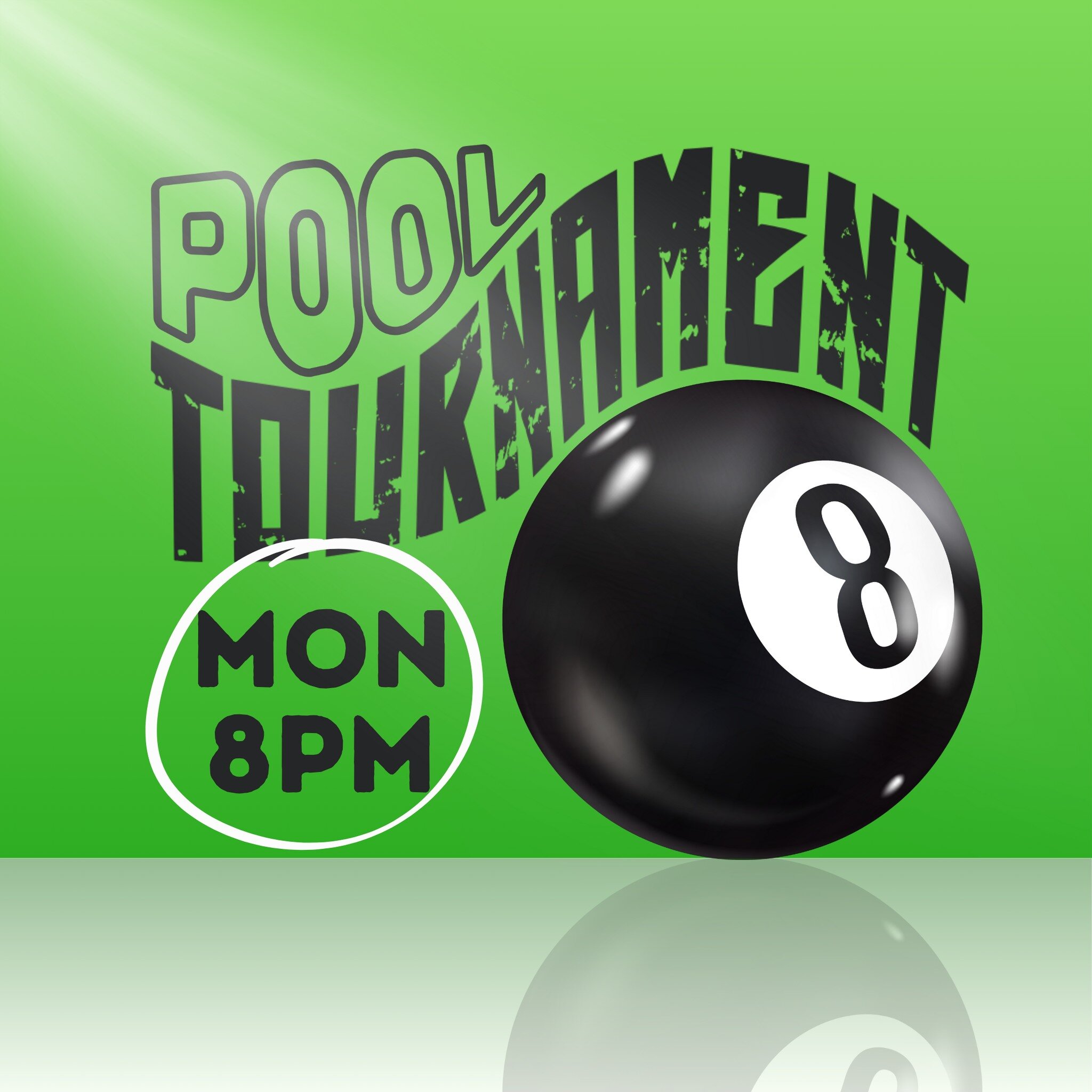 Join us for our Monday night pool tournament starting at 8 pm! Warm up with free play at 7 pm. It's a $5 entry, winner takes all, with house cash prizes for 1st and 2nd place! See you at the tables! 🎱🏆 

Don't forget that Monday is also Service Ind