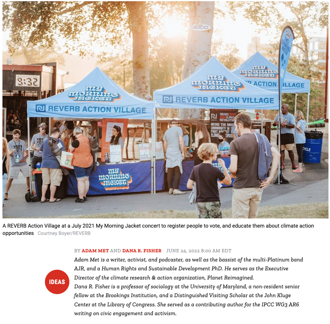 TIME: Music On-Ramps to Climate Activism