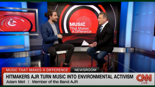 CNN: Hitmakers AJR Turn Music into Environmental Activism