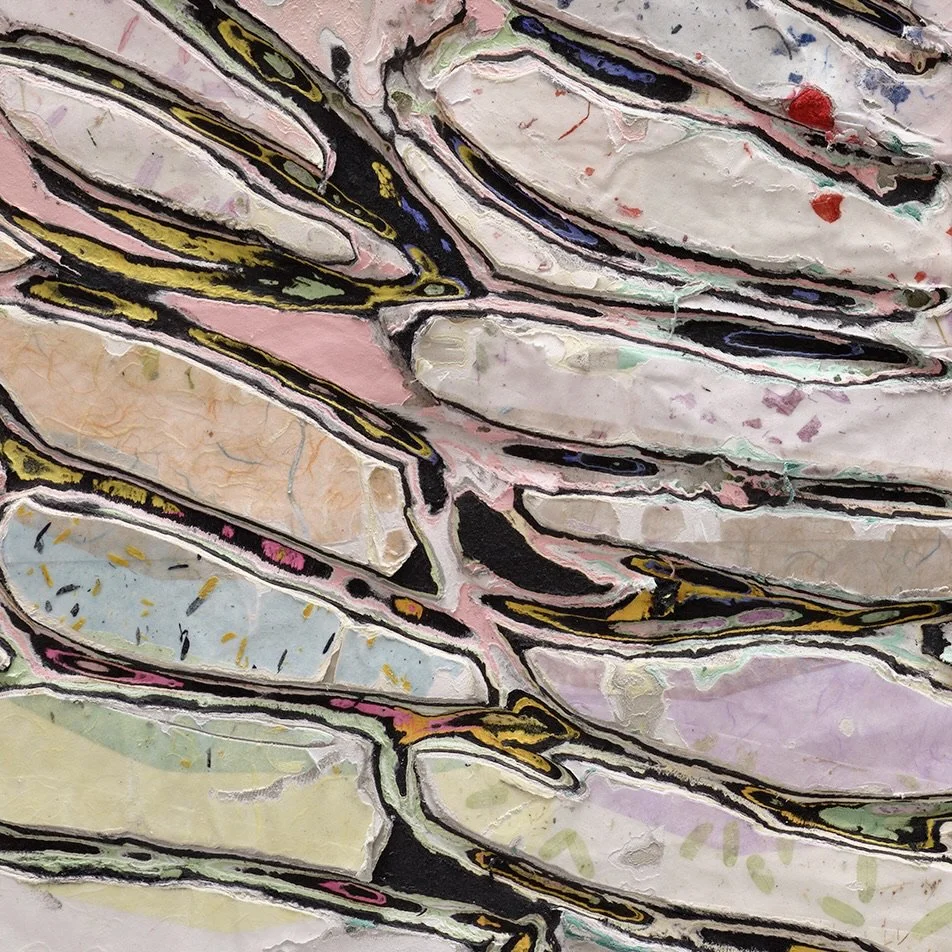 Close-up detail of ALo revealing depth, strata, and texture